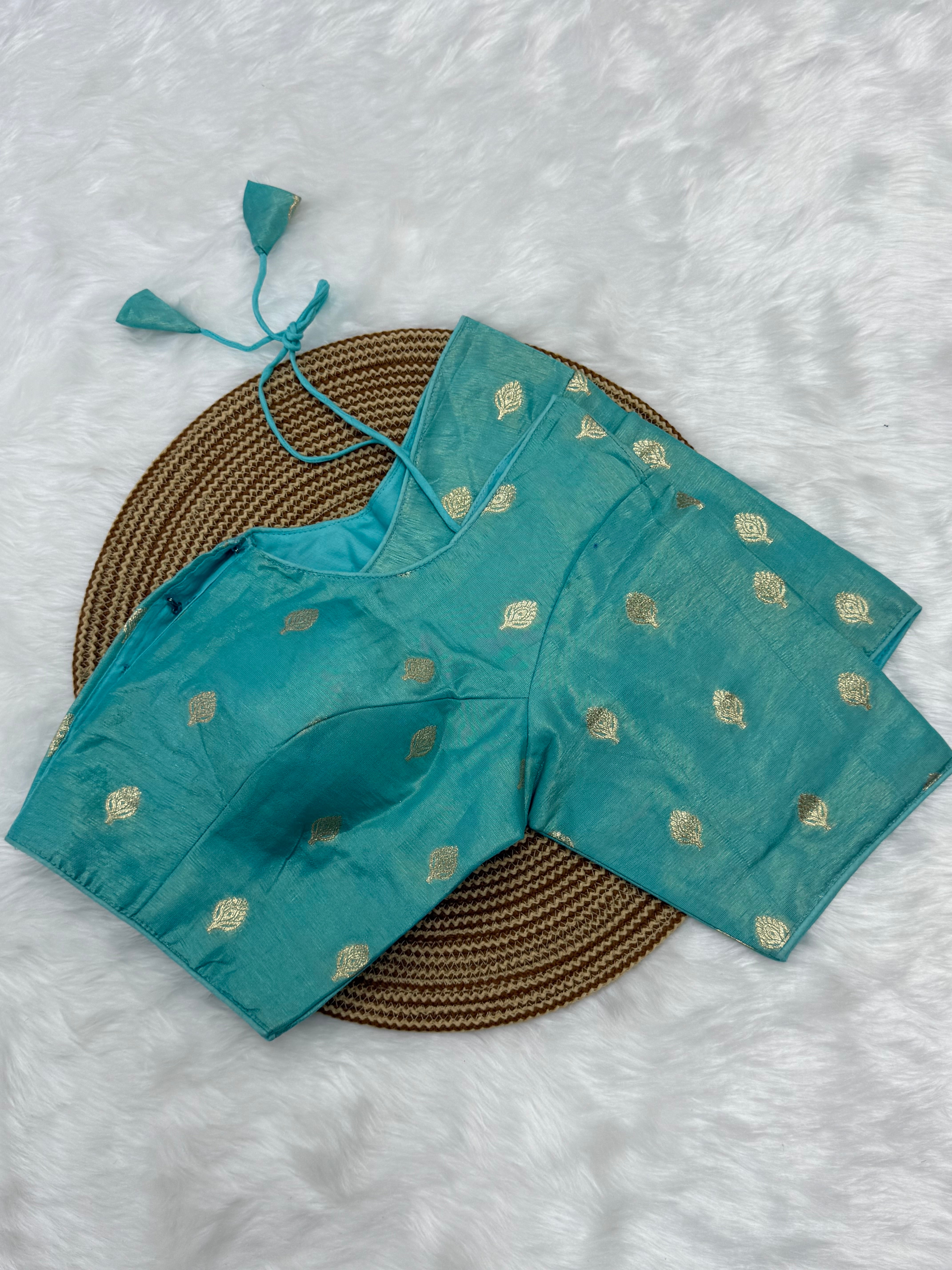 READYMADE JACQUARD SAREE BLOUSE
