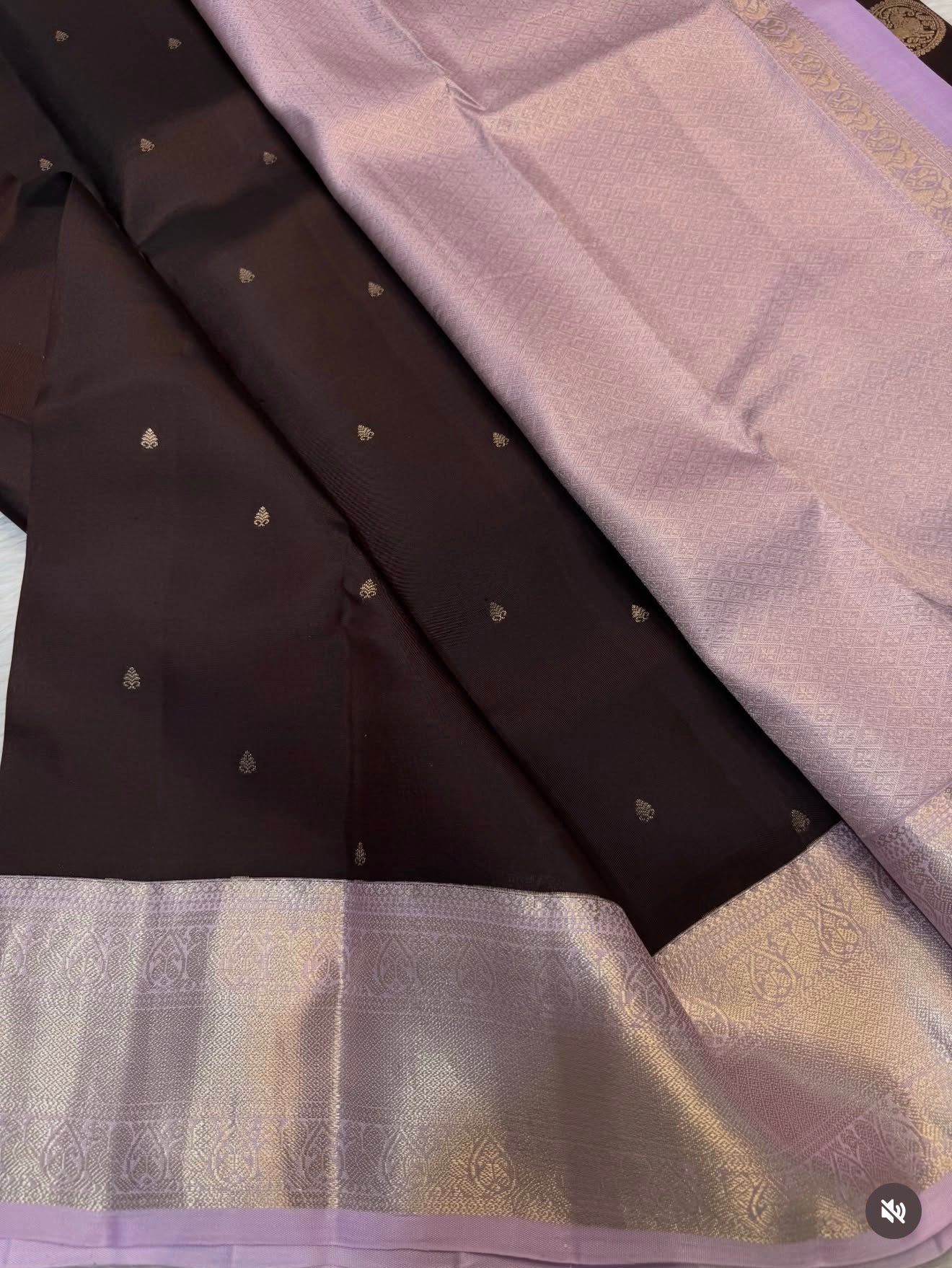KANCHIPURAM PURE SILK SAREE | SILKMARK® CERTIFIED - BROWN