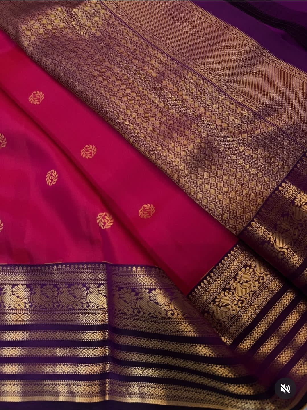 KANCHIPURAM PURE SILK SAREE | SILKMARK® CERTIFIED - DARK FUCHSIA
