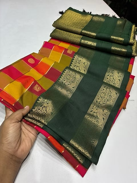 PREMIUM SUNSET HUES PAALUM PAZHAMUM SAREE
