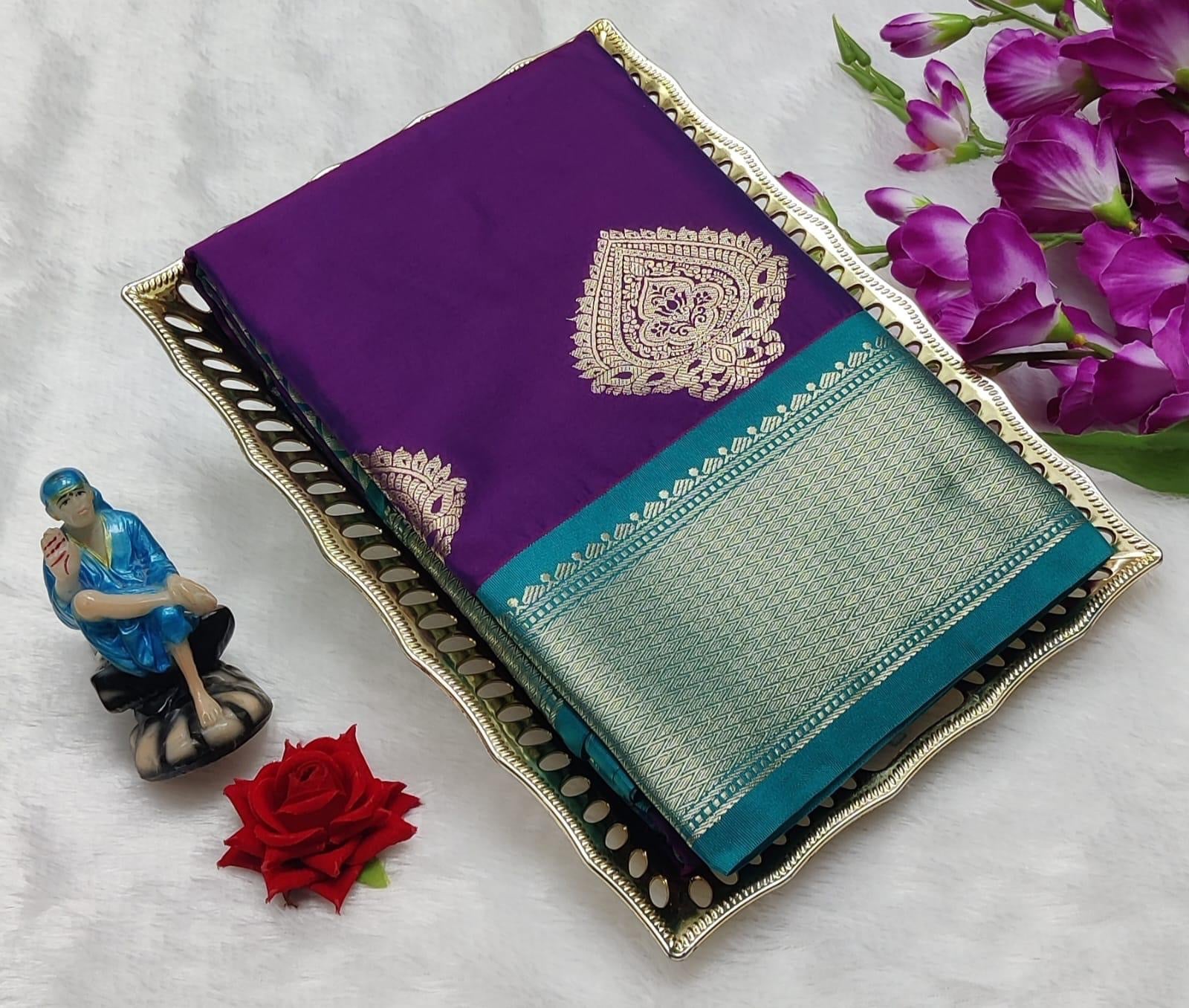 PREMIUM KORVAI SOFT SILK SAREE - VIOLET