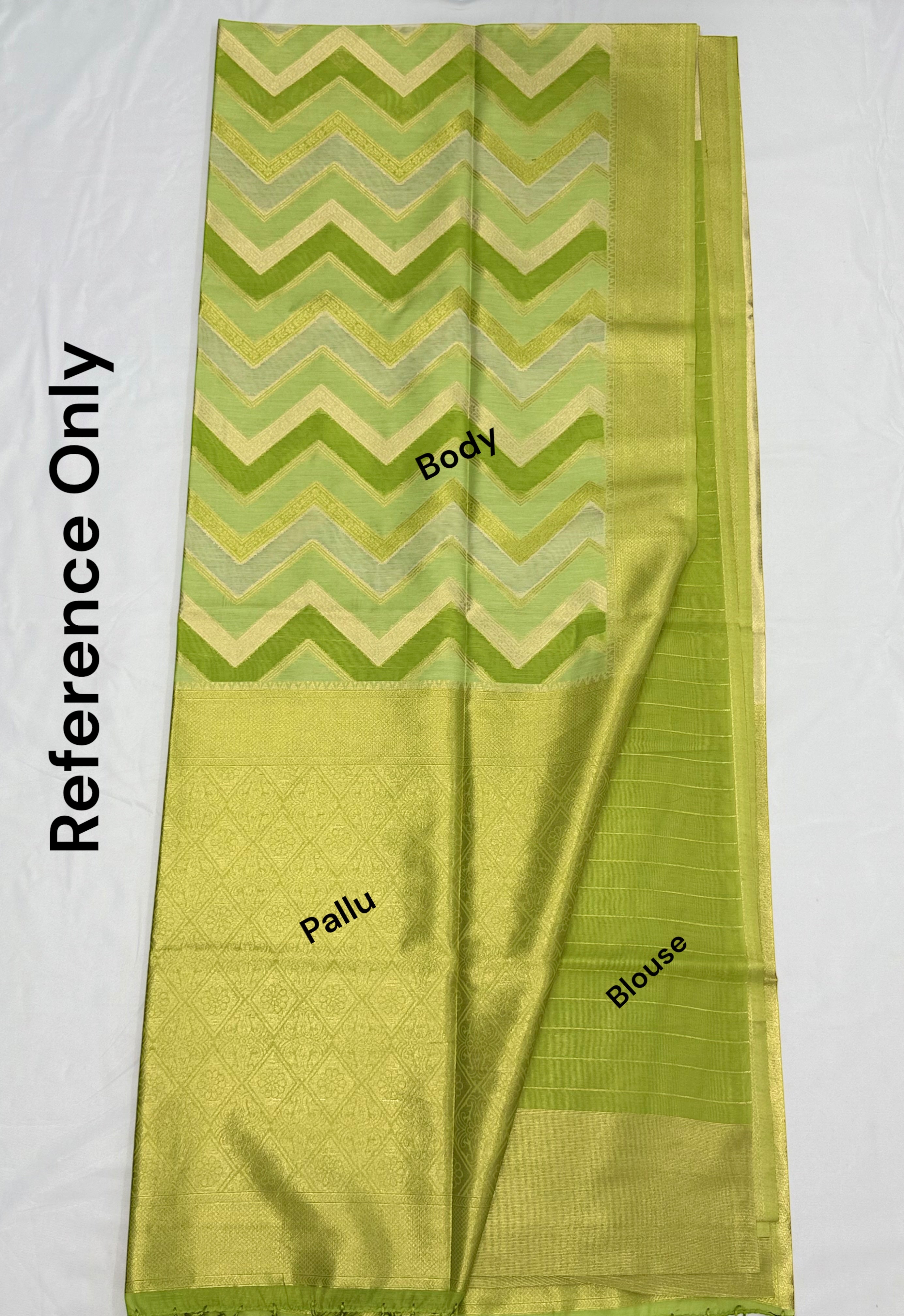 RANGKAT CHANDERI SILK SAREES - CORAL