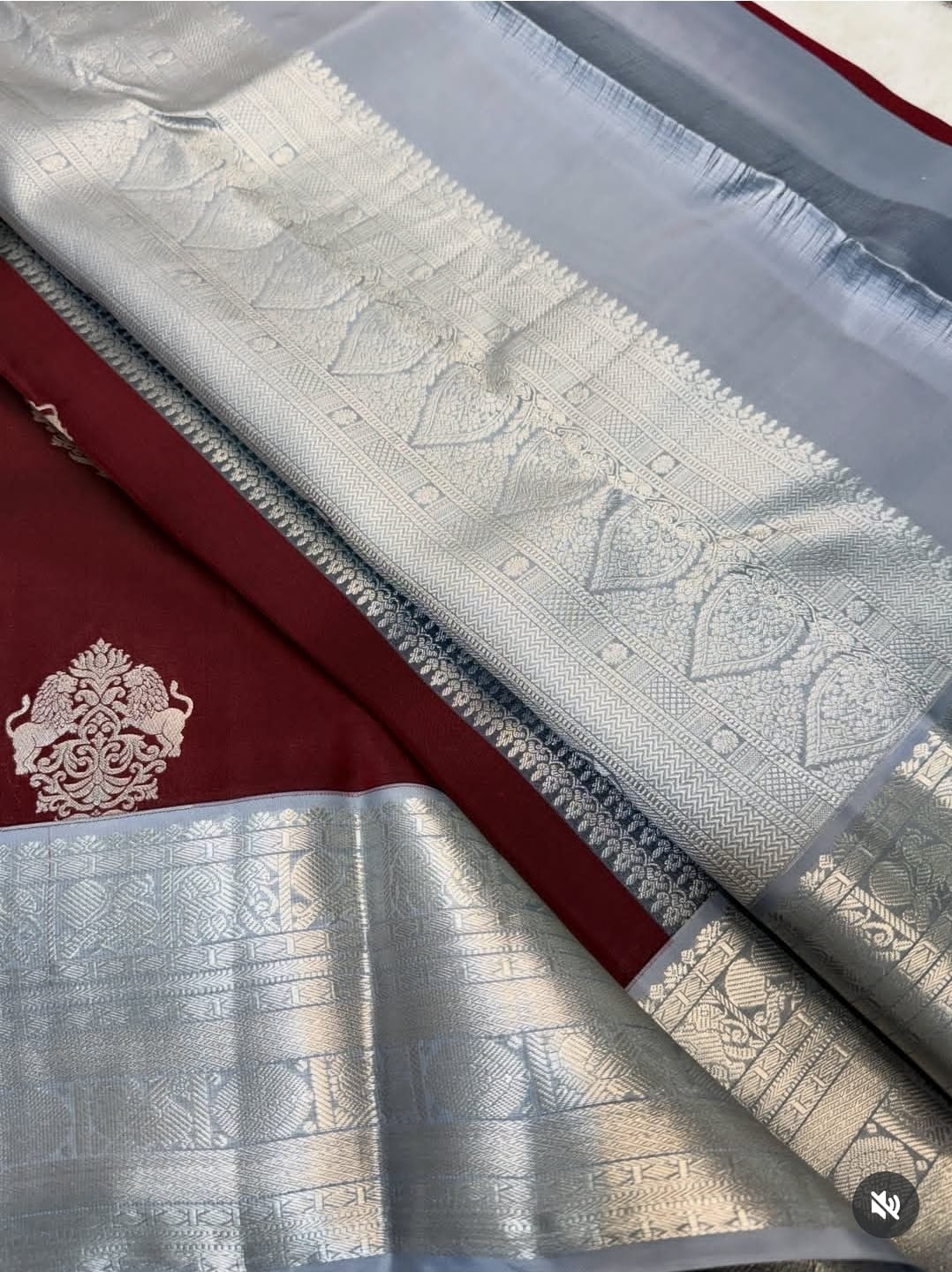 KANCHIPURAM PURE SILK SAREE | SILKMARK® CERTIFIED - HICKORY