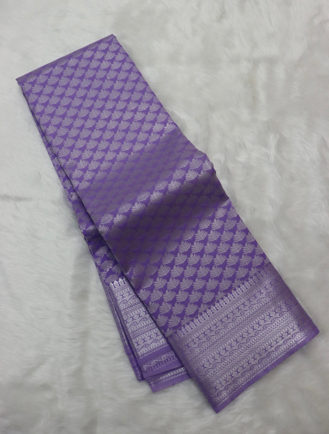 PREMIUM SEMI KANCHI SILK SAREE - LAVENDER
