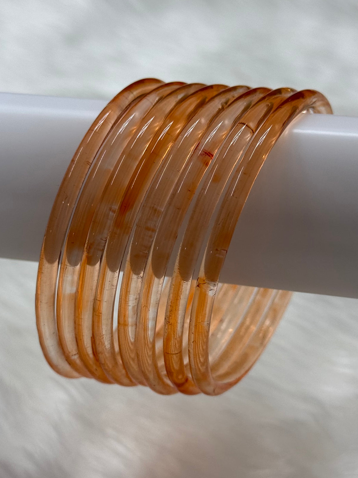 TRENDING JELLY GLASS BANGLES PACK OF 10