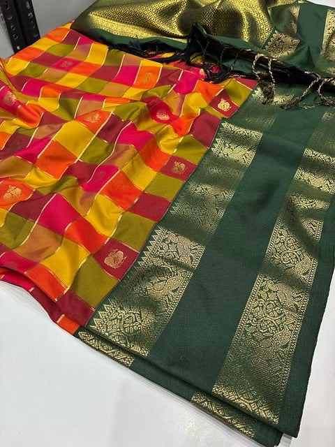 PREMIUM SUNSET HUES PAALUM PAZHAMUM SAREE