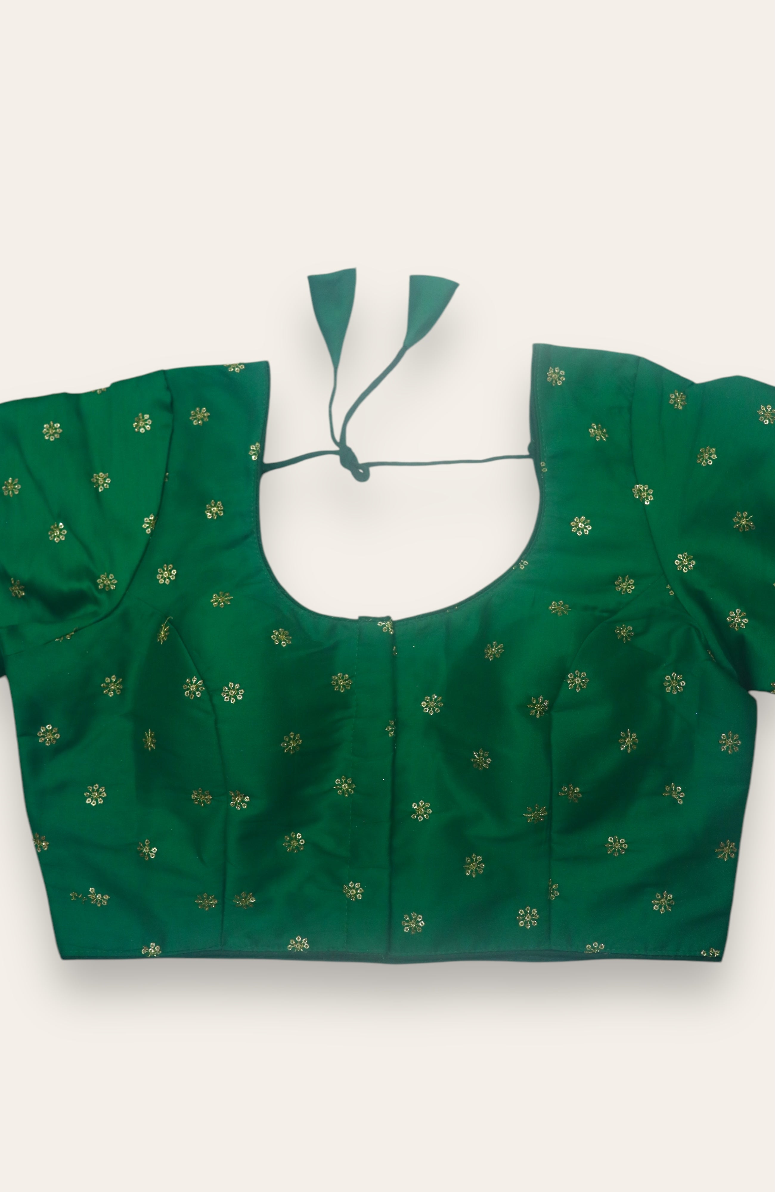 DESIGNER READYMADE SAREE BLOUSE - GREEN