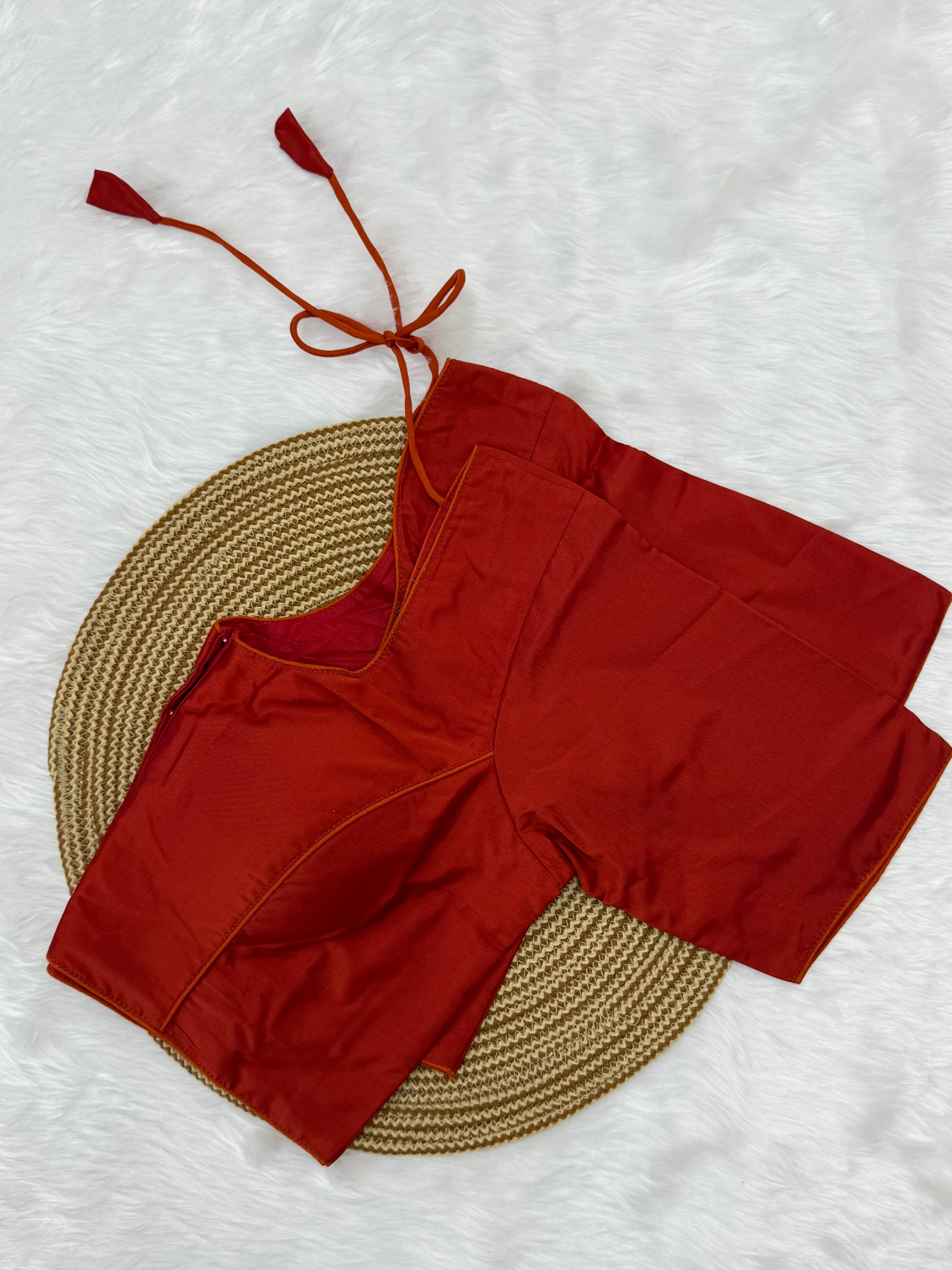 PLAIN READYMADE SAREE BLOUSE