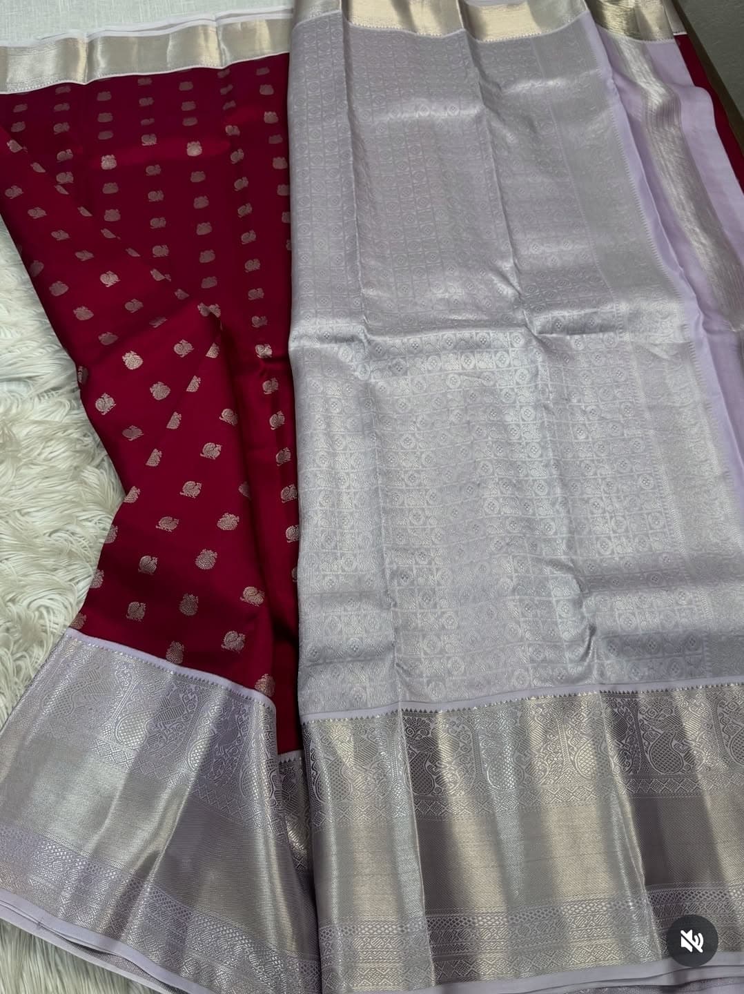 KANCHIPURAM PURE SILK SAREE | SILKMARK® CERTIFIED -  DARK PINK
