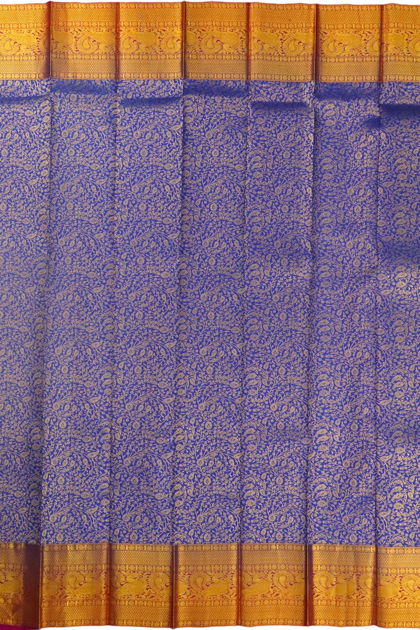 BRIDAL - BLUE KANCHIPURAM PURE SILK SAREE | SILKMARK® CERTIFIED