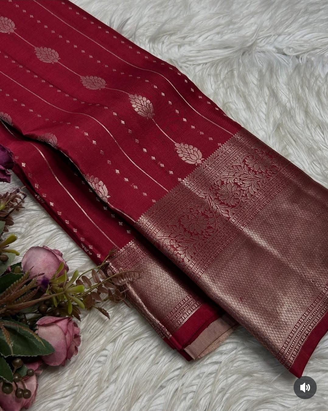 KANCHIPURAM PURE SILK SAREE | SILKMARK® CERTIFIED - MAROON