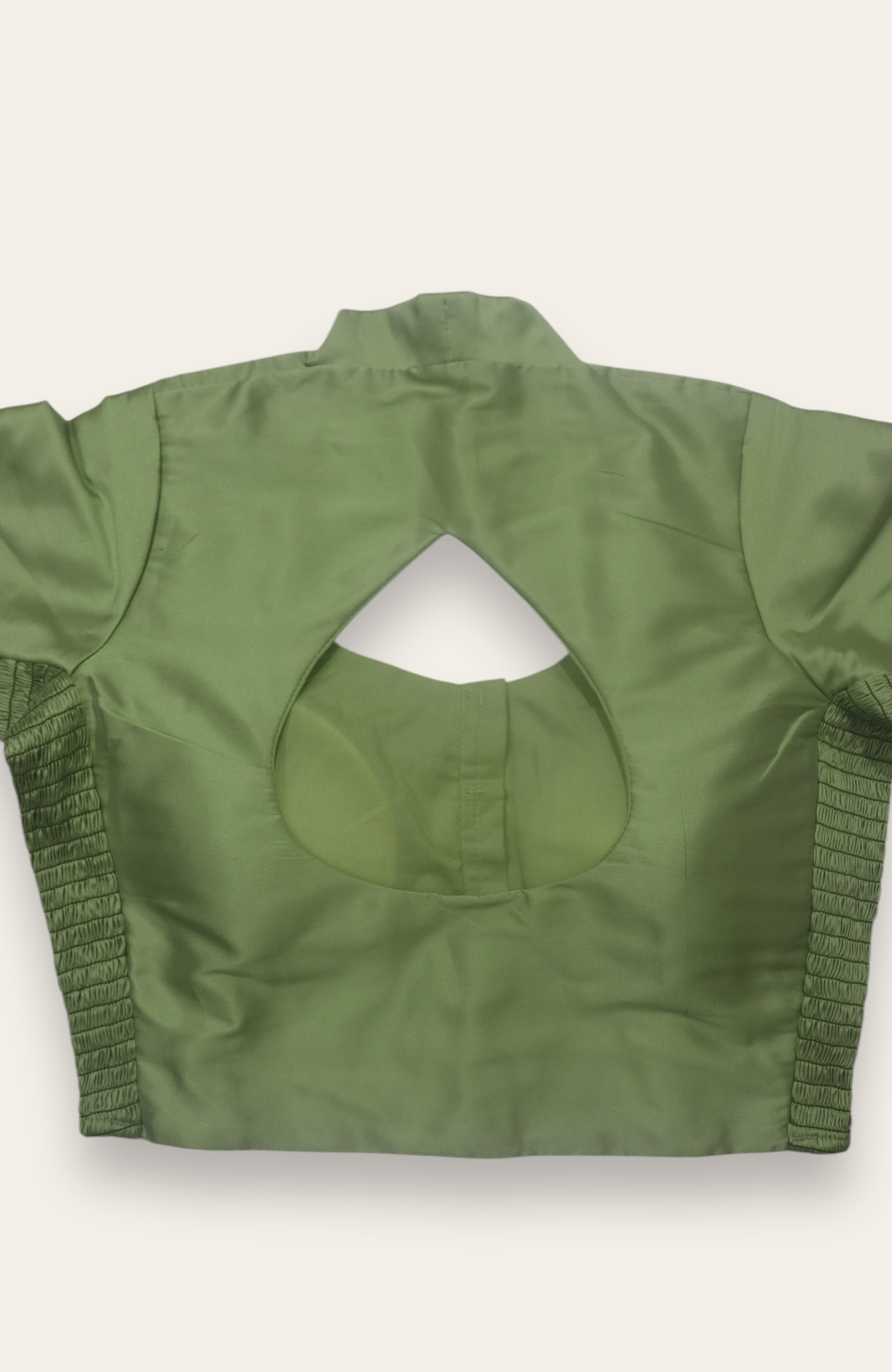 READYMADE SAREE BLOUSE - TEA GREEN