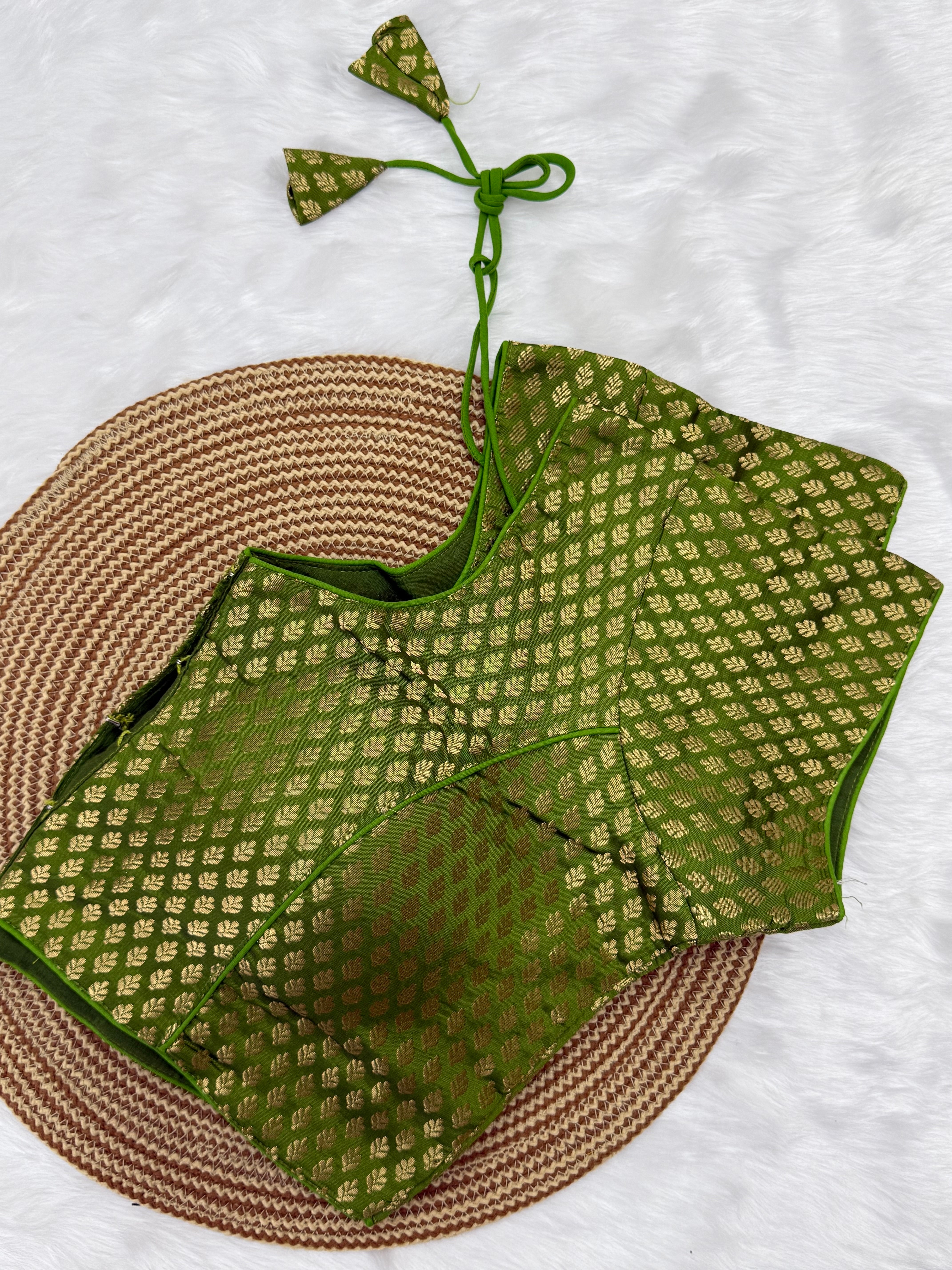 READYMADE JACQUARD SAREE BLOUSE