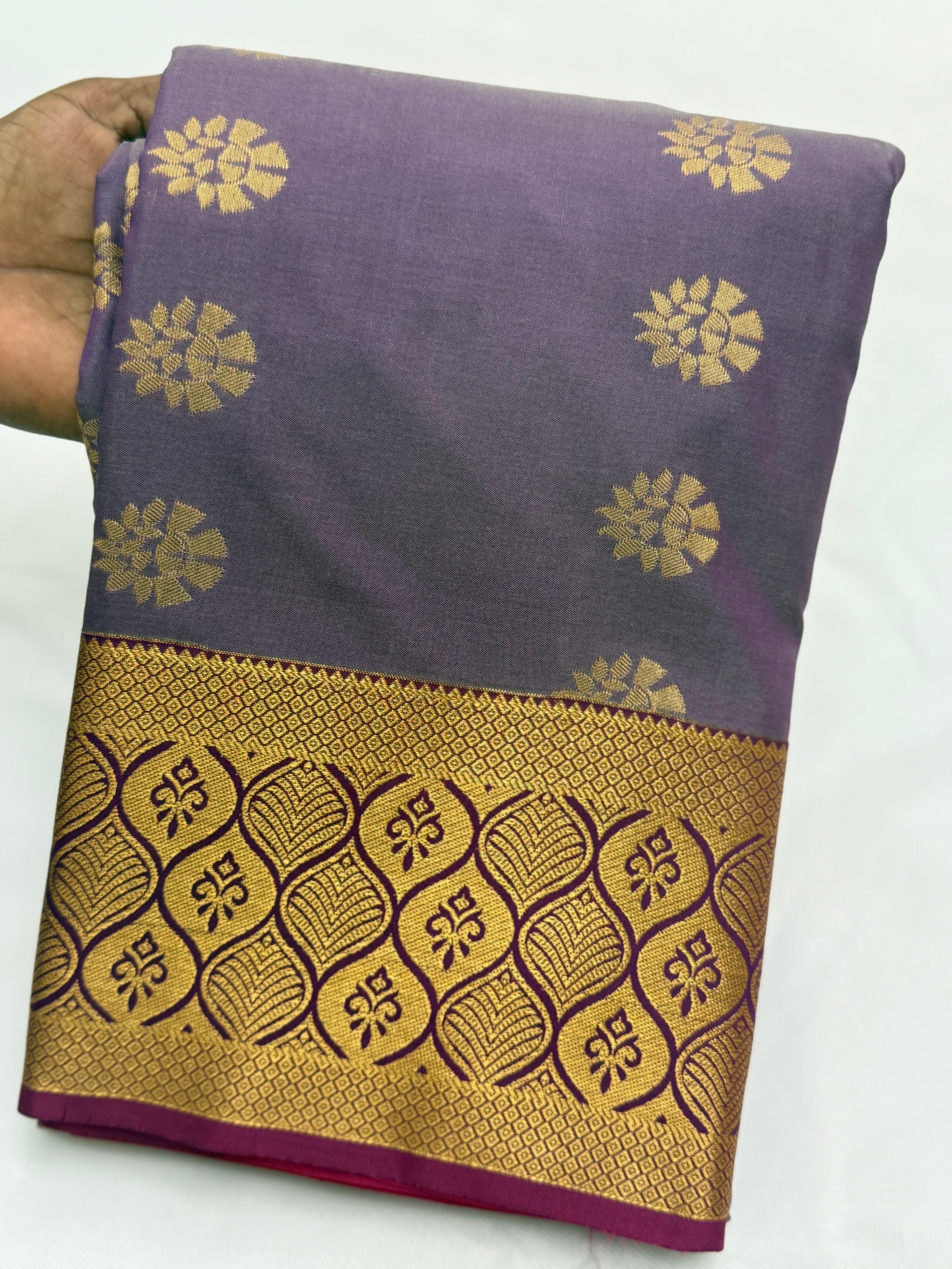 KARUNYA'S SPECIAL SOFT SILK SAREE - FRENCH LILAC