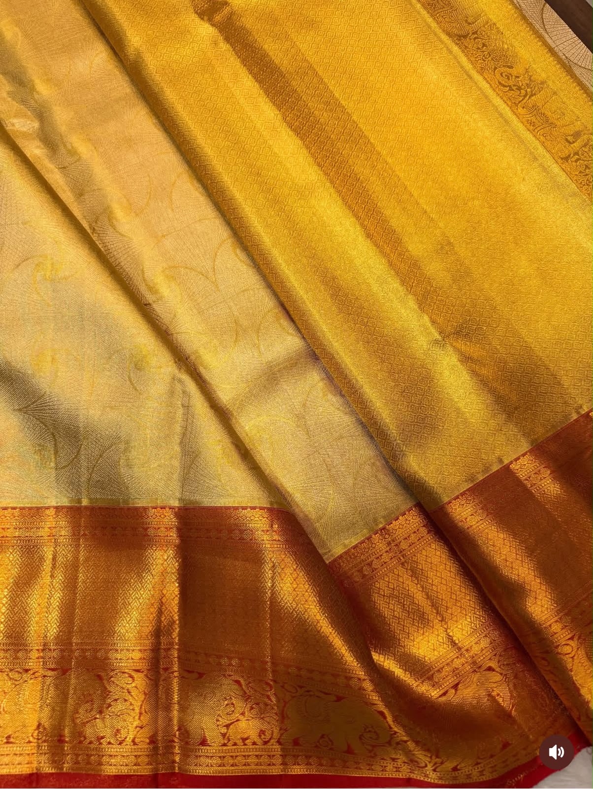 KANCHIPURAM PURE SILK SAREE | SILKMARK® CERTIFIED - GOLDEN