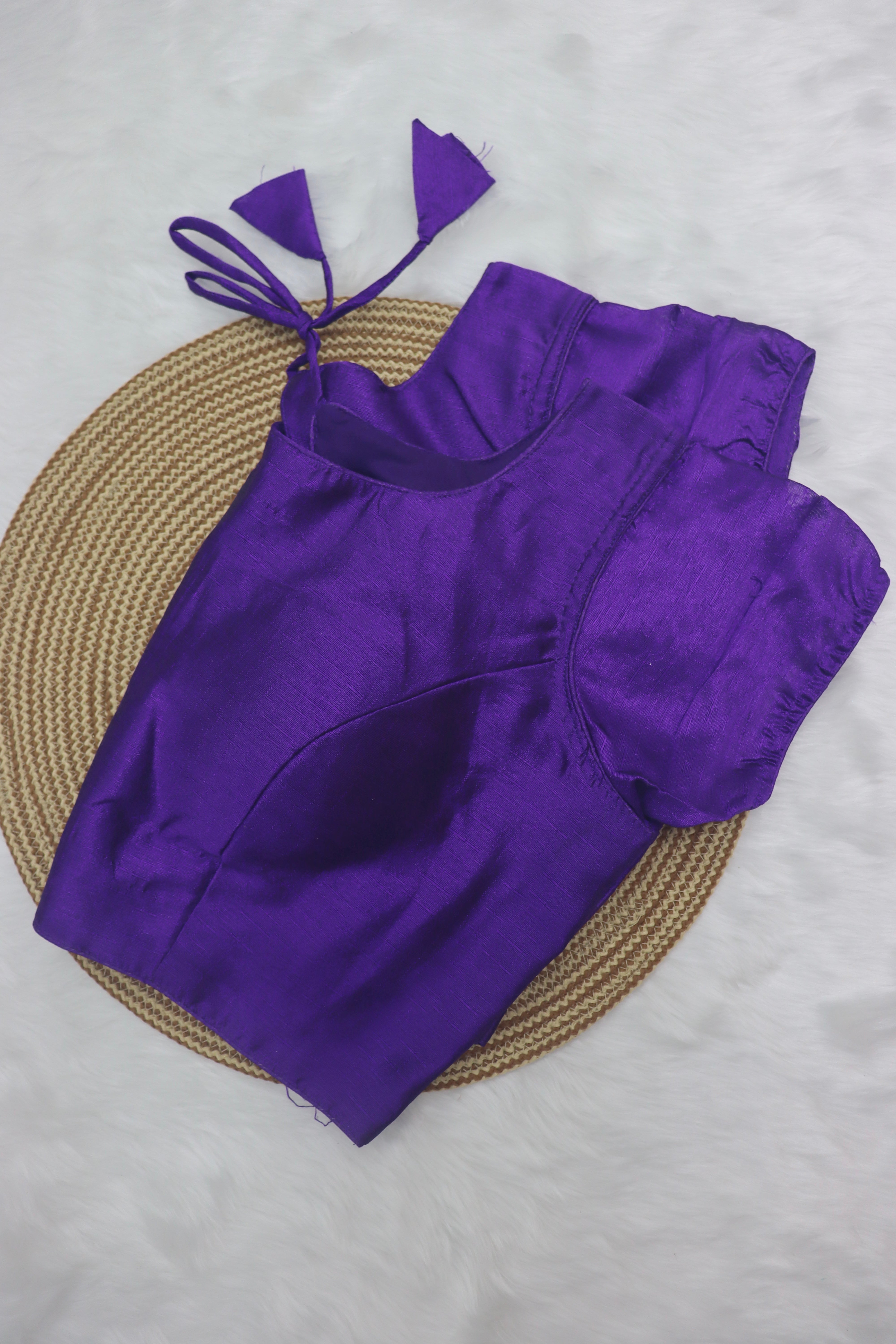 PLAIN READYMADE SAREE BLOUSE
