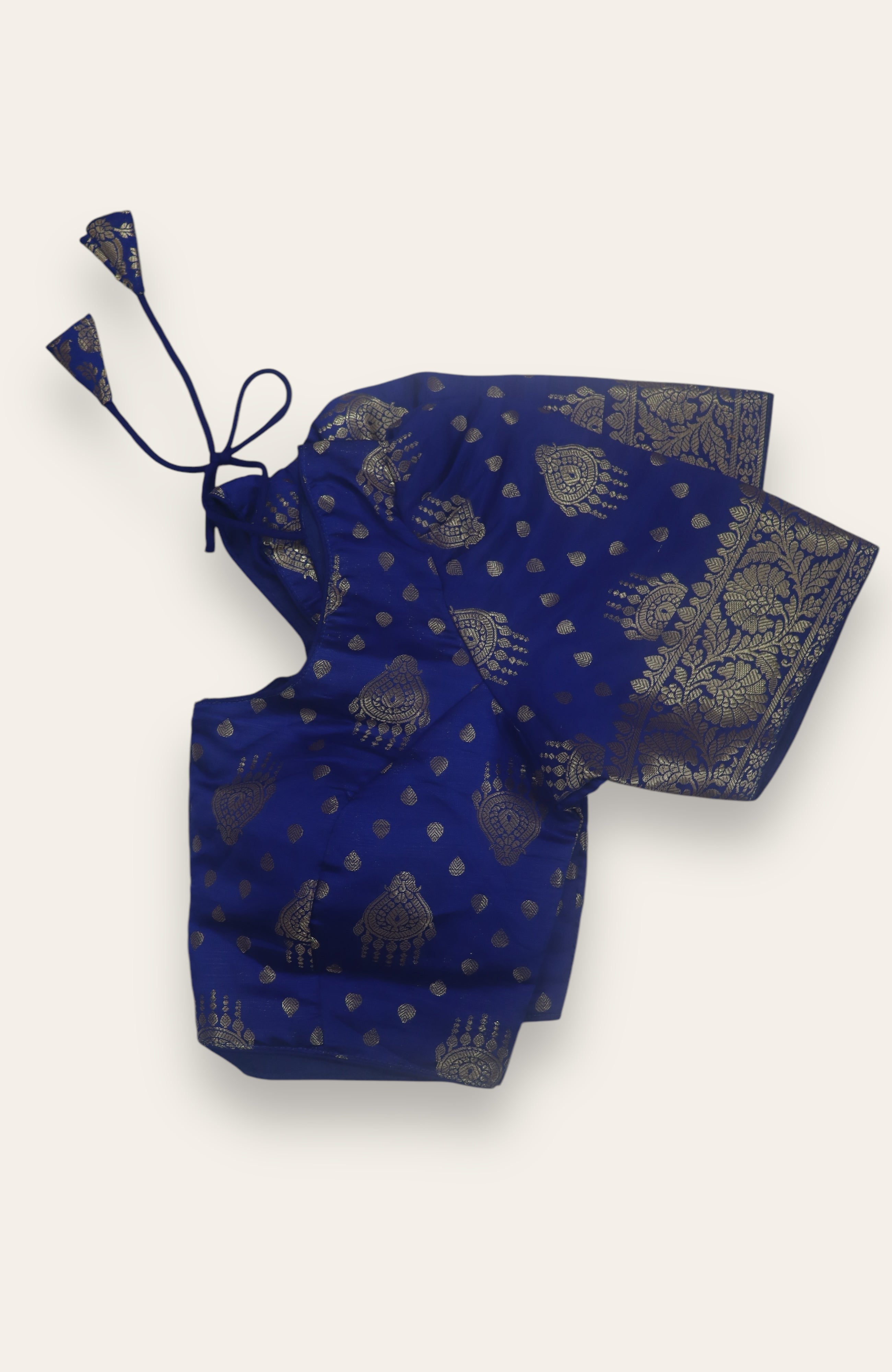 READYMADE SAREE BLOUSE - ROYAL BLUE