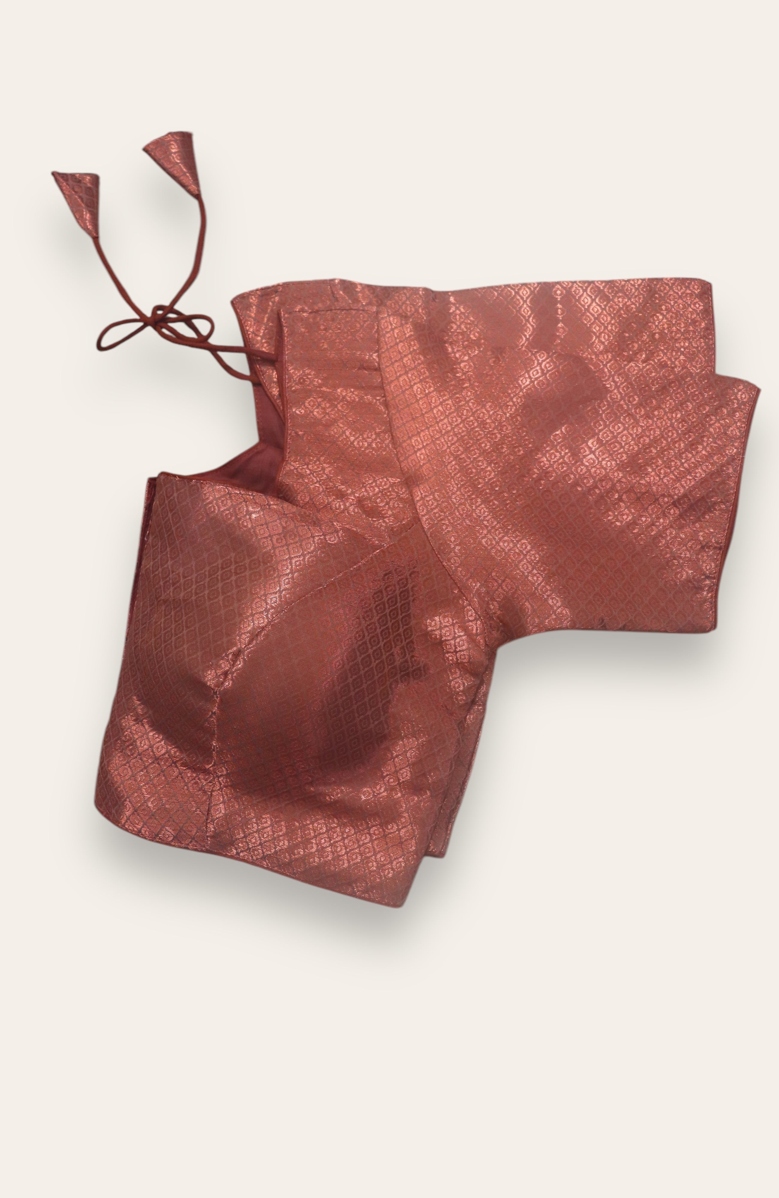 DESIGNER READYMADE BLOUSE - COPPER