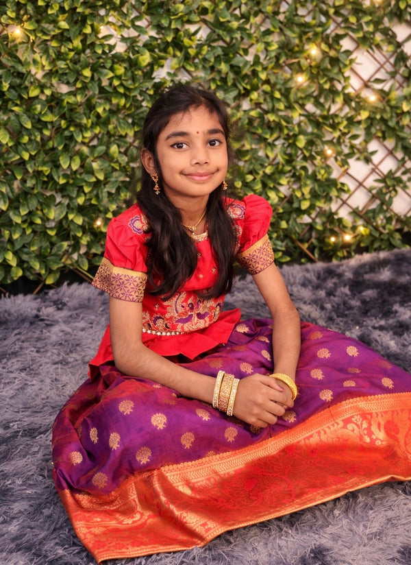 Pattu Pavadai (Girls)