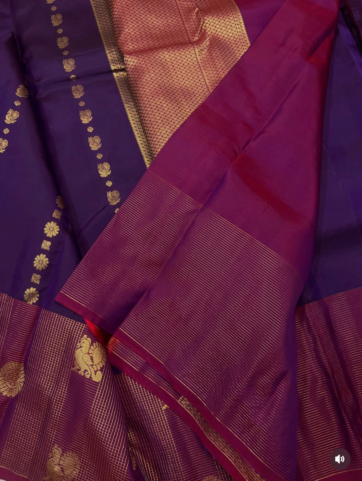 KANCHIPURAM PURE SILK SAREE | SILKMARK® CERTIFIED - PURPLE