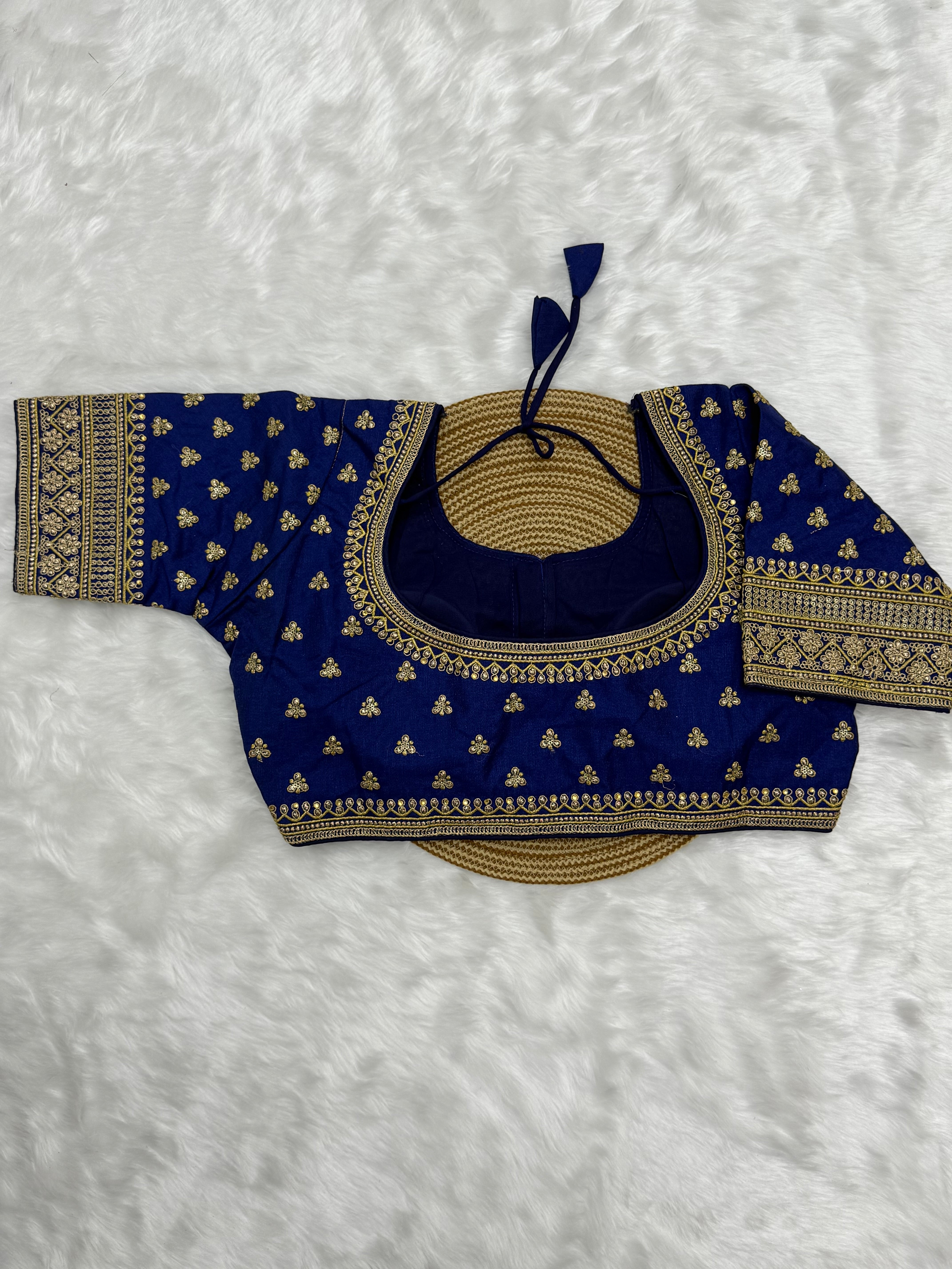 AARI WORK BRIDAL SAREE BLOUSE