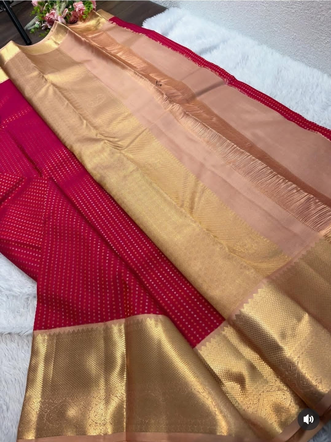 KANCHIPURAM PURE SILK SAREE | SILKMARK® CERTIFIED - MAGENTA