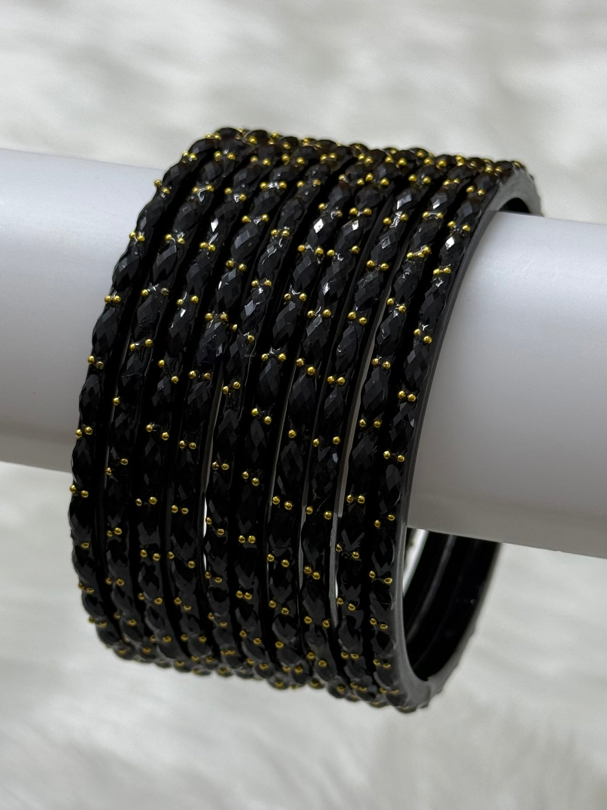 RAINDROP GLASS BANGLES PACK OF 12