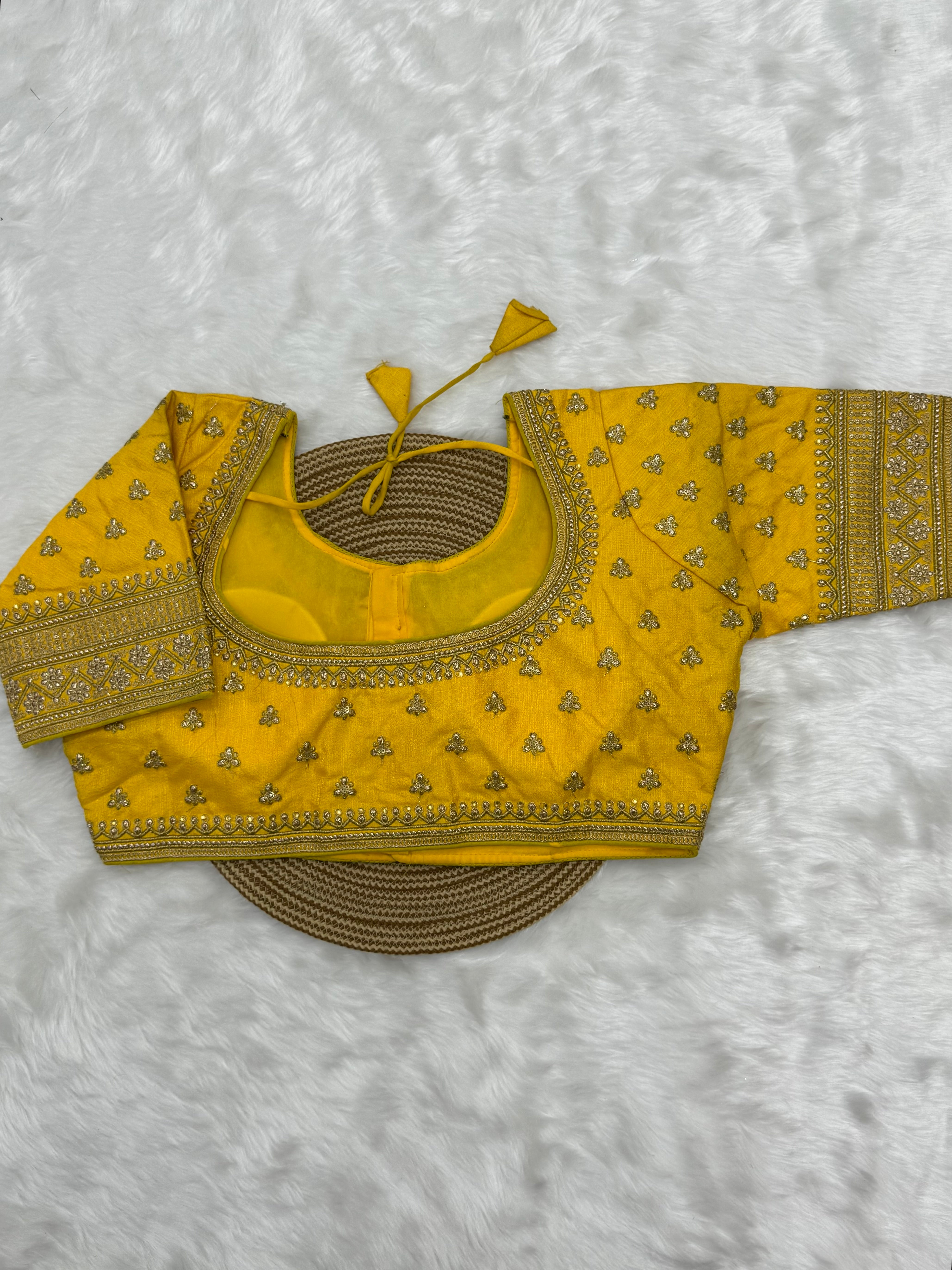 AARI WORK BRIDAL SAREE BLOUSE