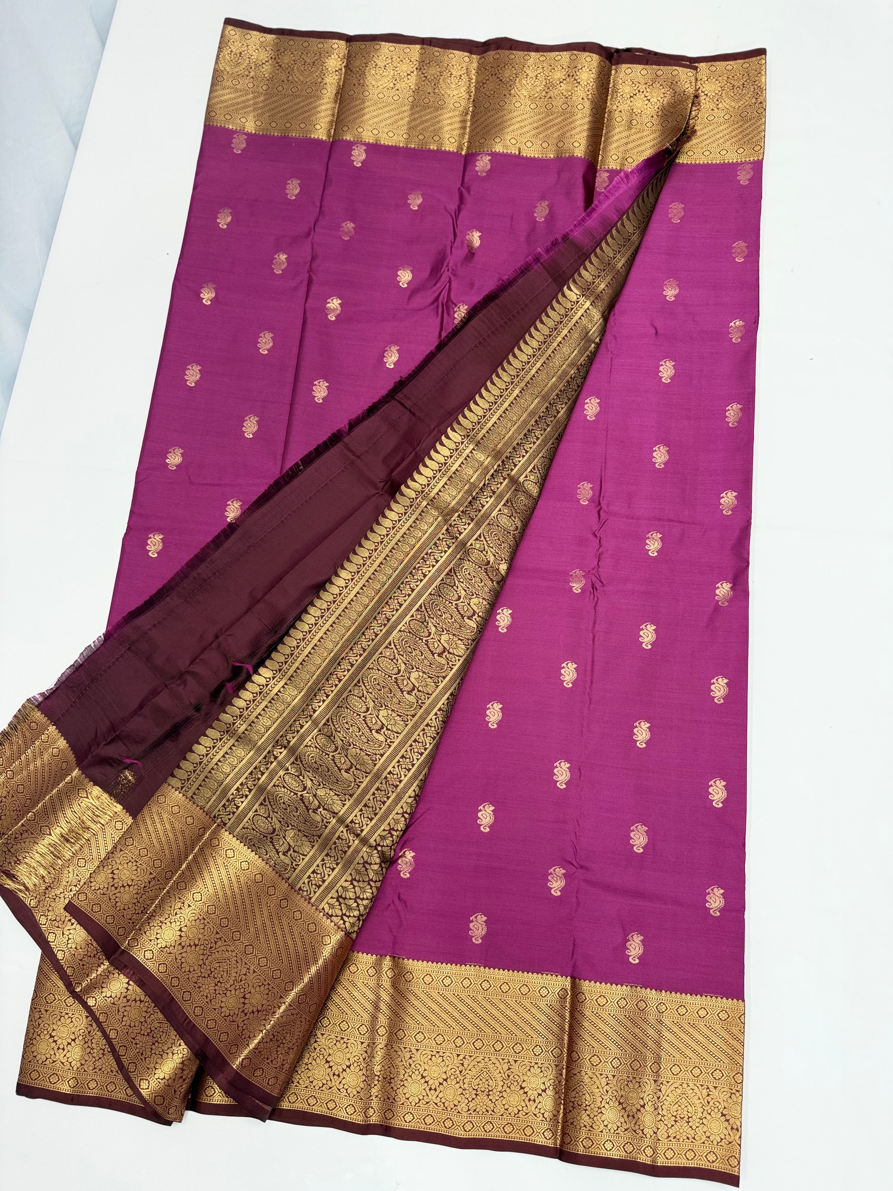 PREMIUM SEMI KANCHI SILK SAREE - FANDANGO
