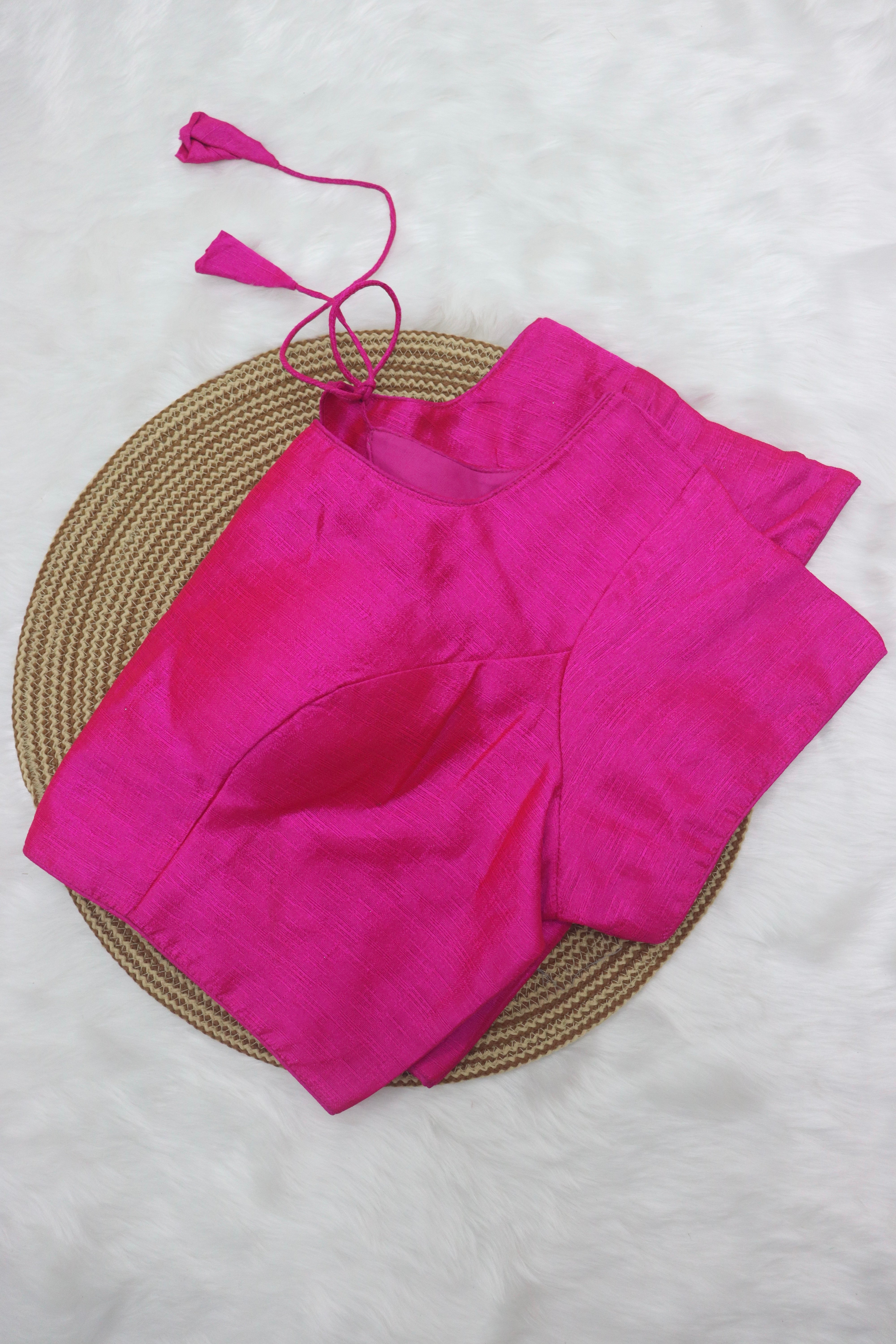 PLAIN READYMADE SAREE BLOUSE
