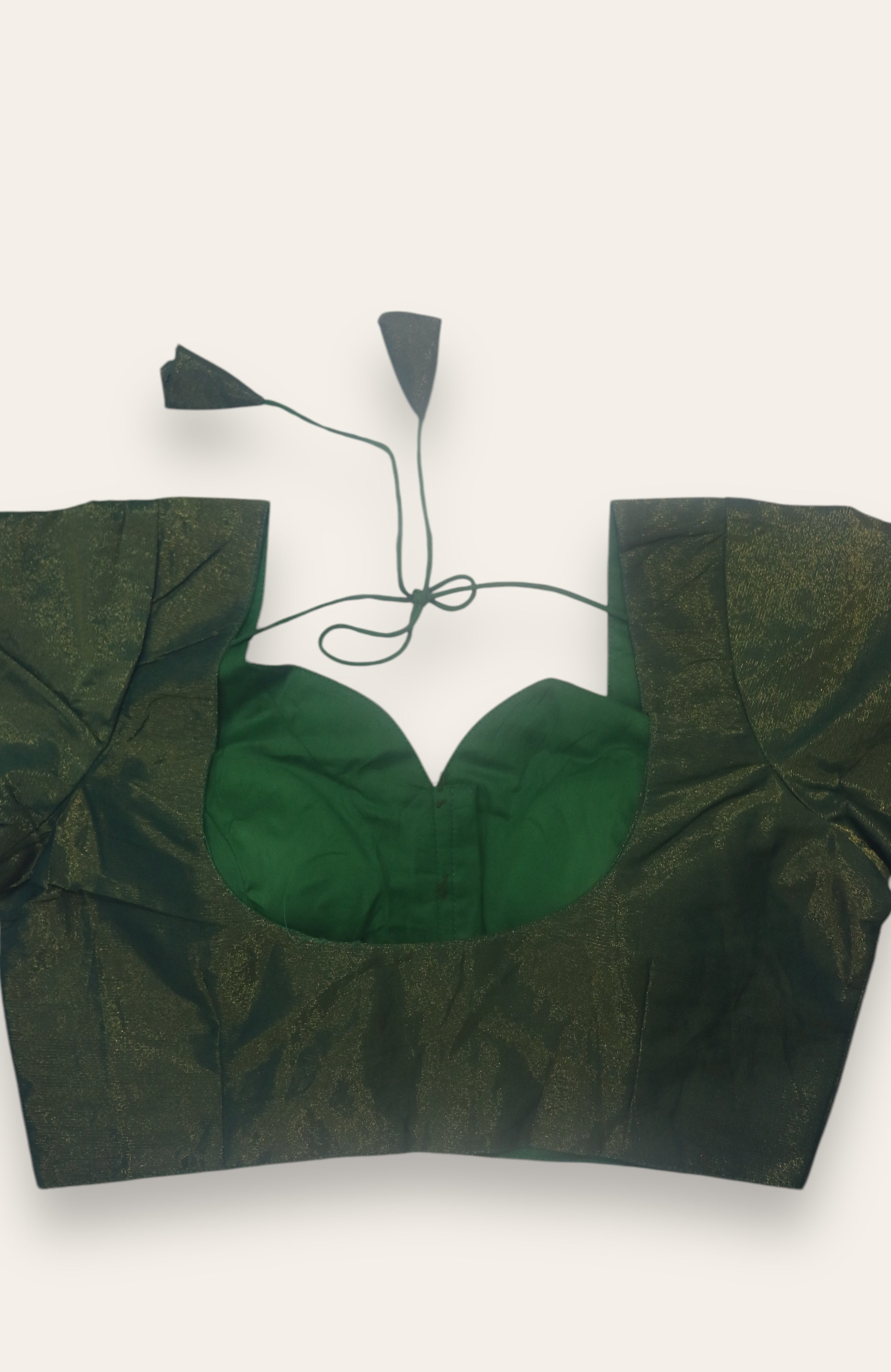 READYMADE SAREE BLOUSE - GREEN