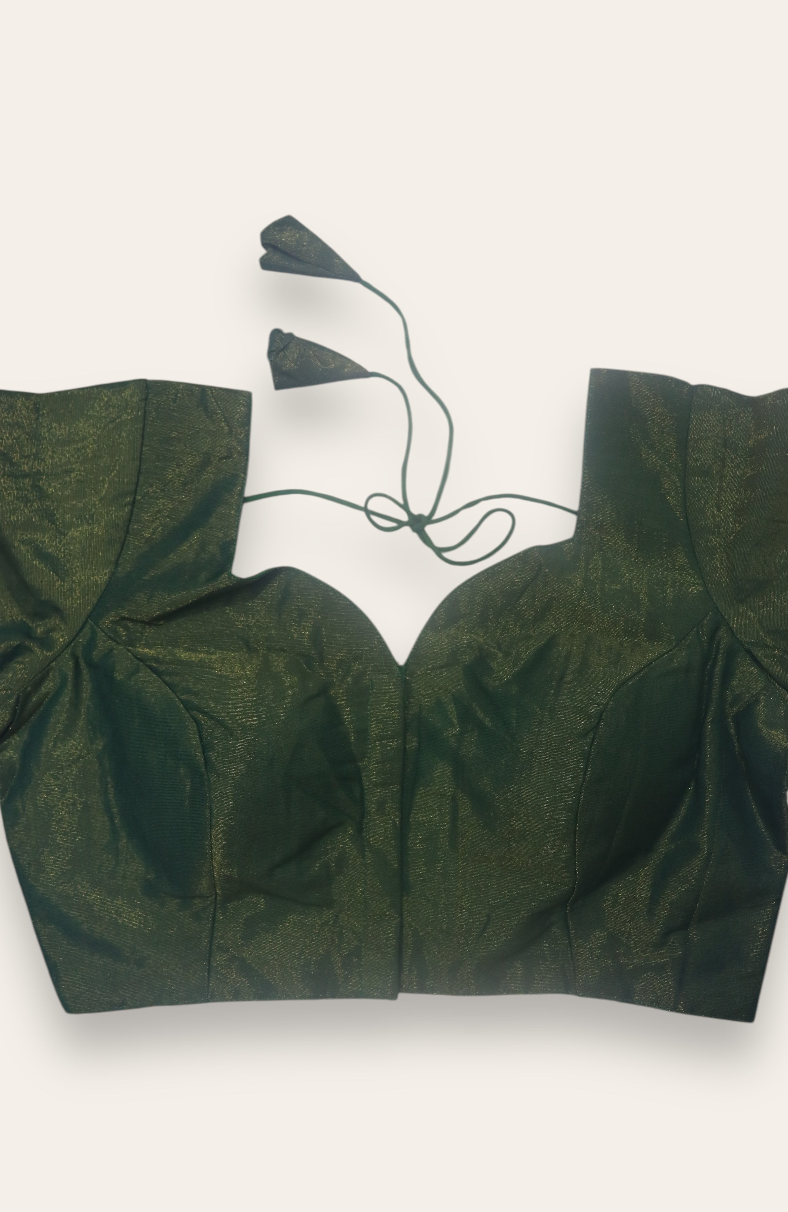 READYMADE SAREE BLOUSE - GREEN