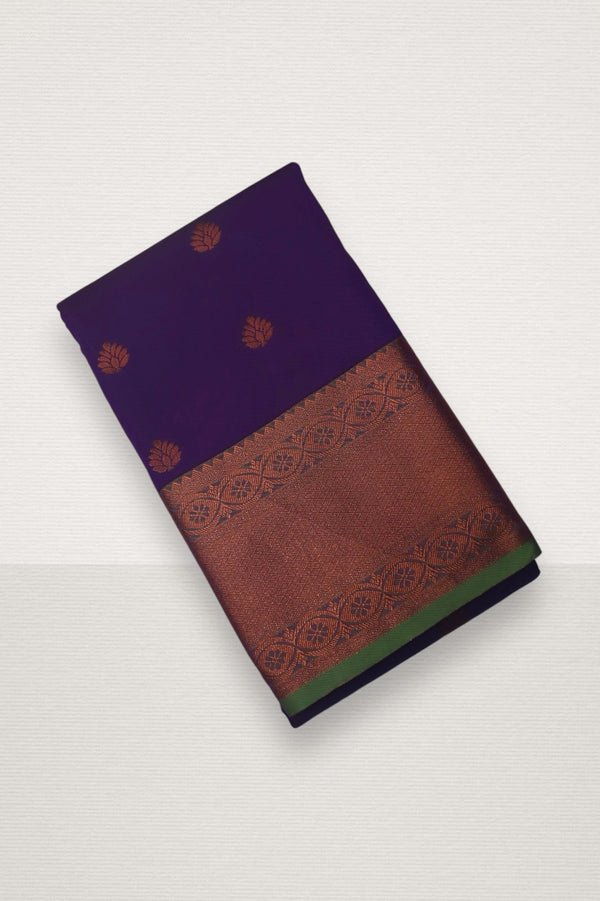 KARUNYA SPL SOFT SILK SAREE - PURPLE