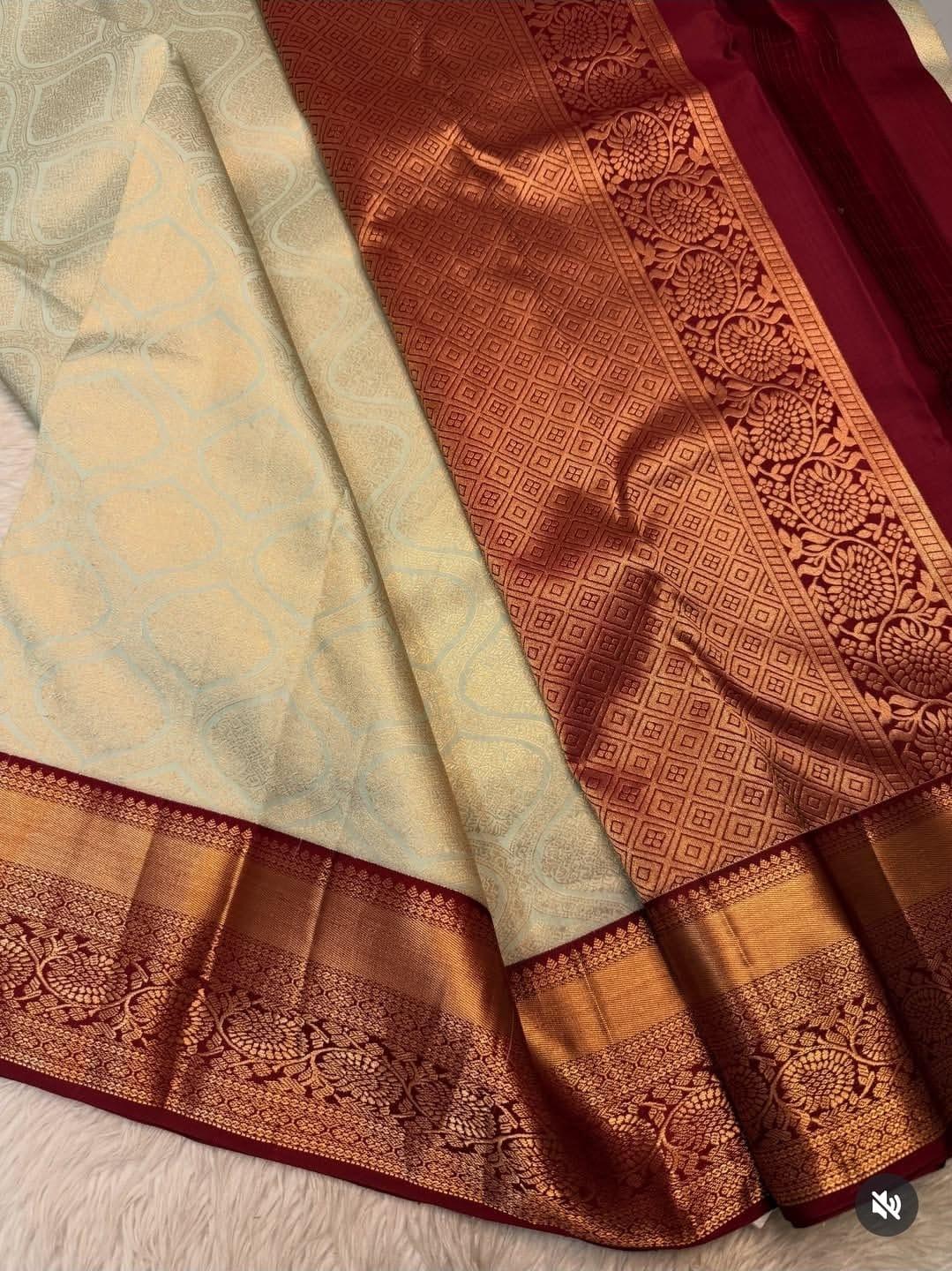 KANCHIPURAM PURE SILK SAREE | SILKMARK® CERTIFIED - PASTEL GREEN