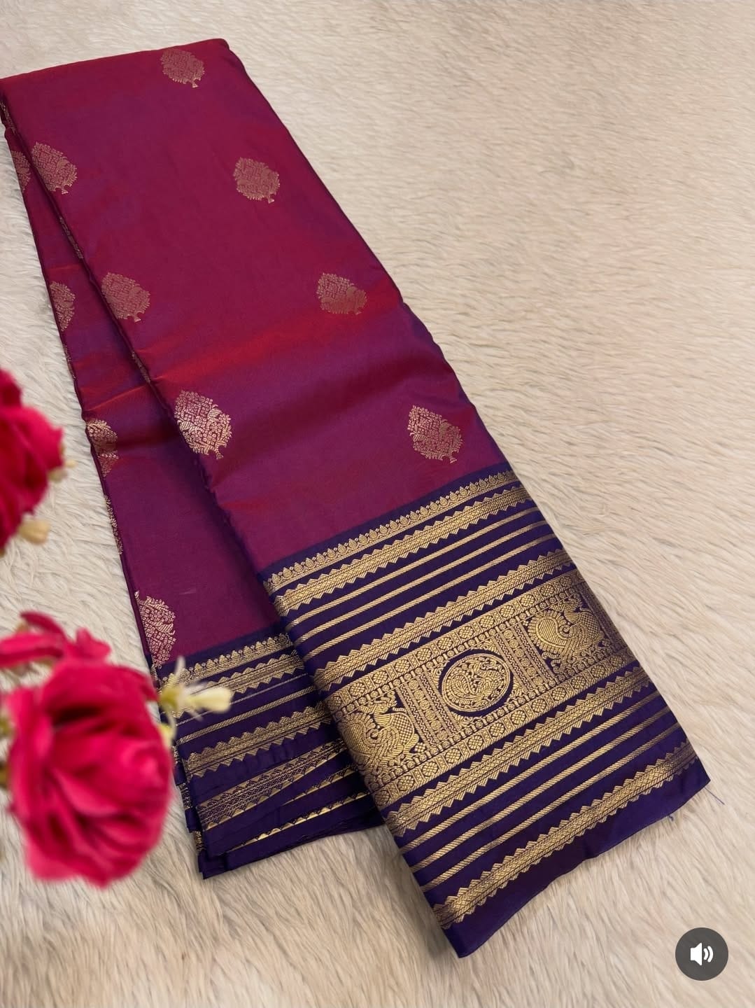 PREMIUM SEMI KANCHI SILK SAREE - ORCHID PURPLE