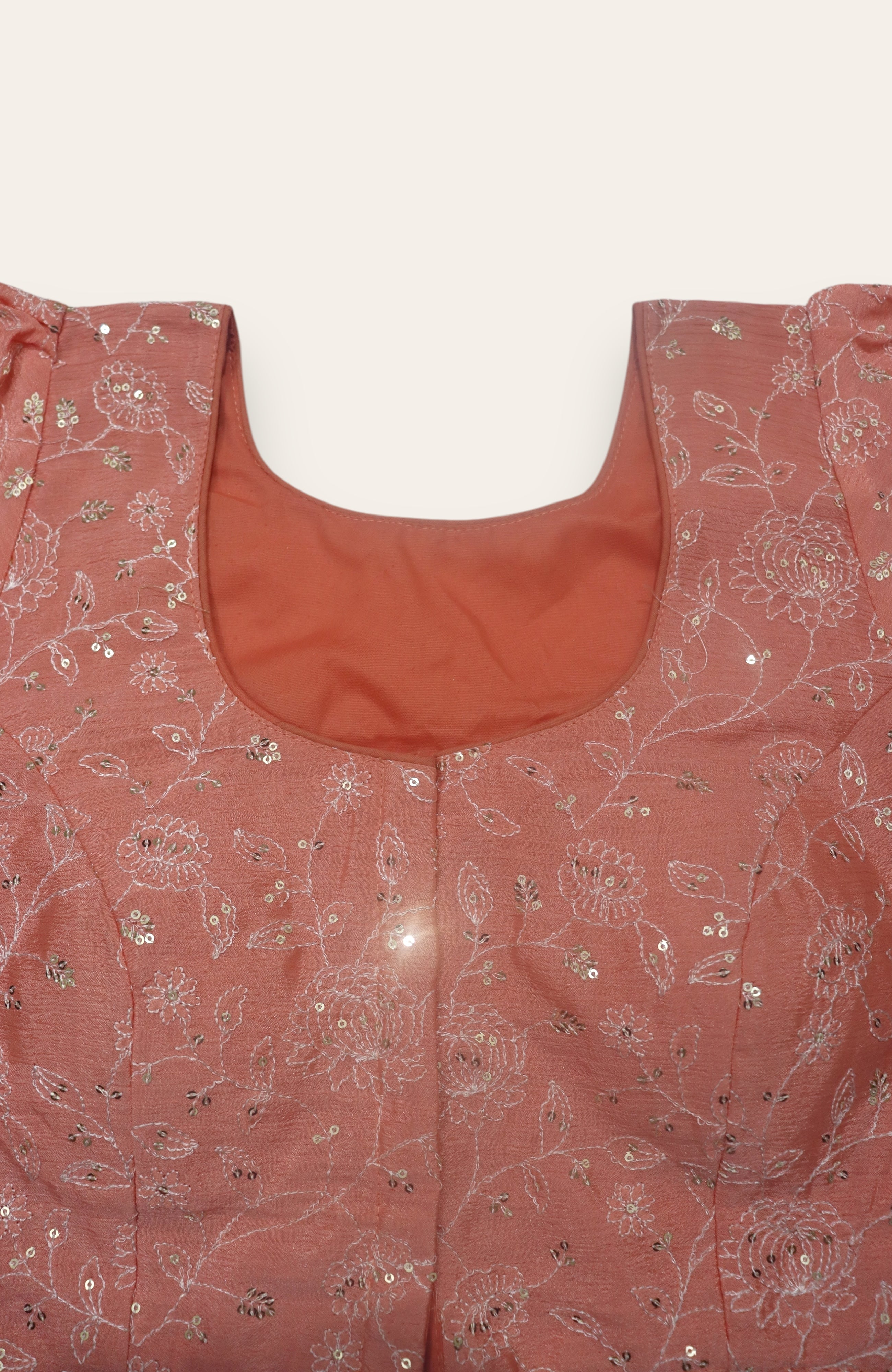 FANCY READYMADE BLOUSE - PEACH