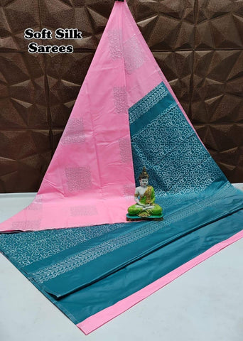 KANCHIPRAM SOFT SILK SAREES - PINK