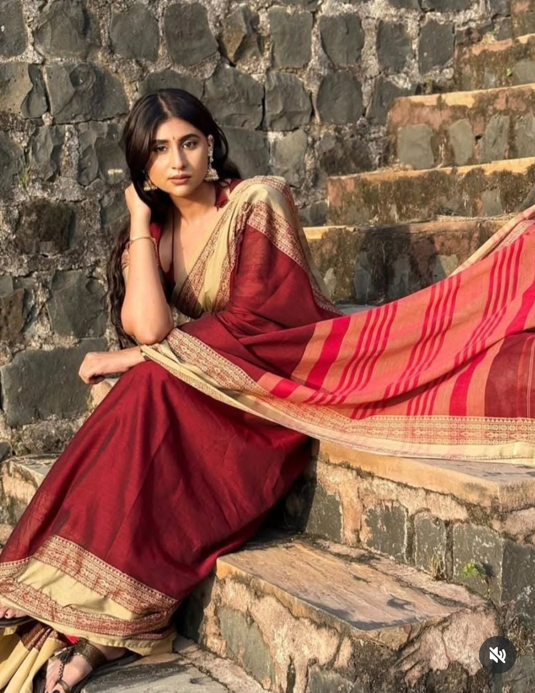 EXCLUSIVE KANCHI COTTON SAREE - MAROON