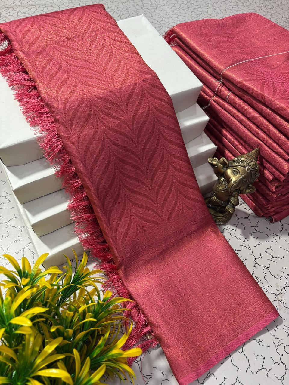 PURE DIGITAL SOFTY SAREE - PINK
