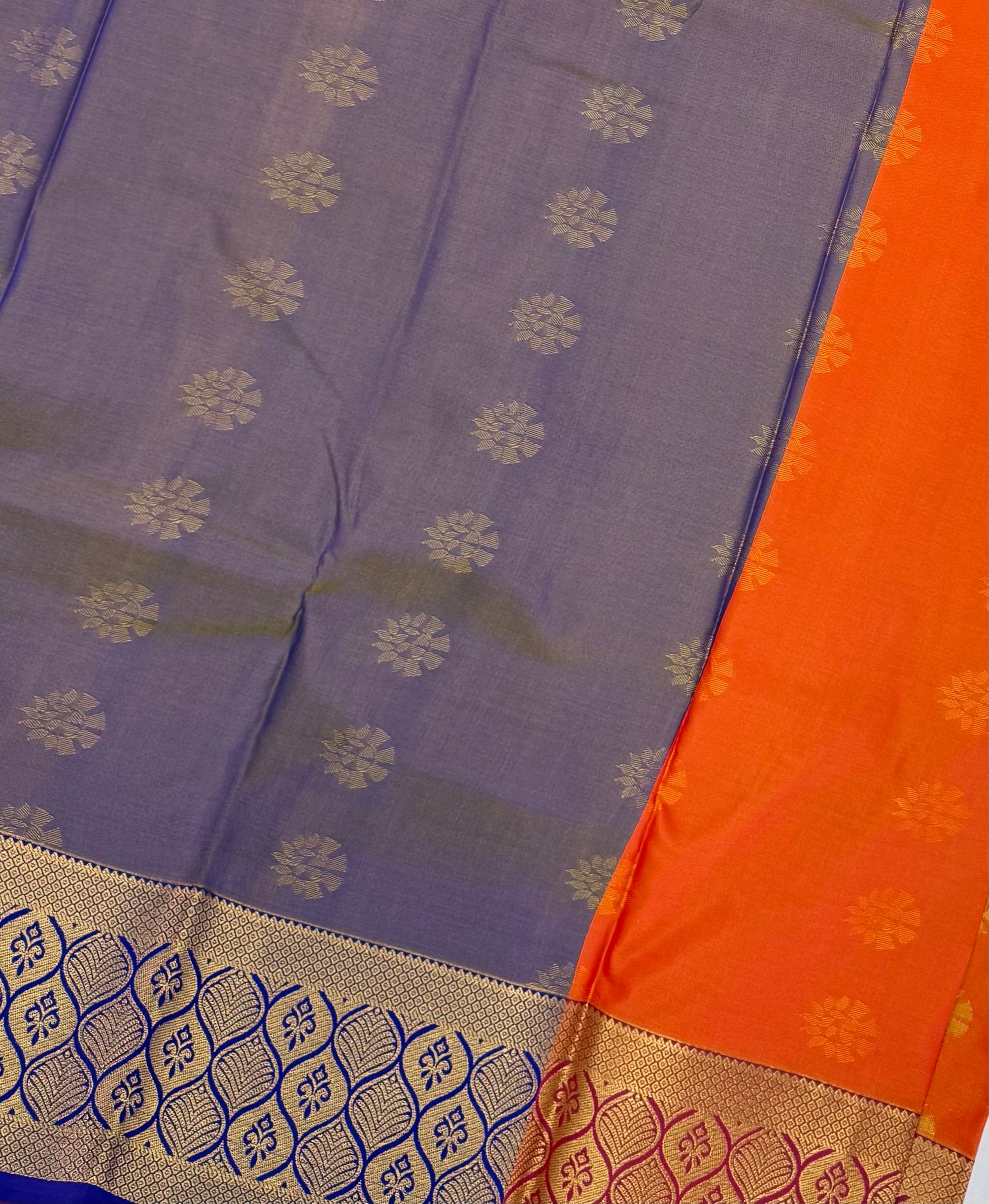 KARUNYA'S SPECIAL SOFT SILK SAREE - ORANGE