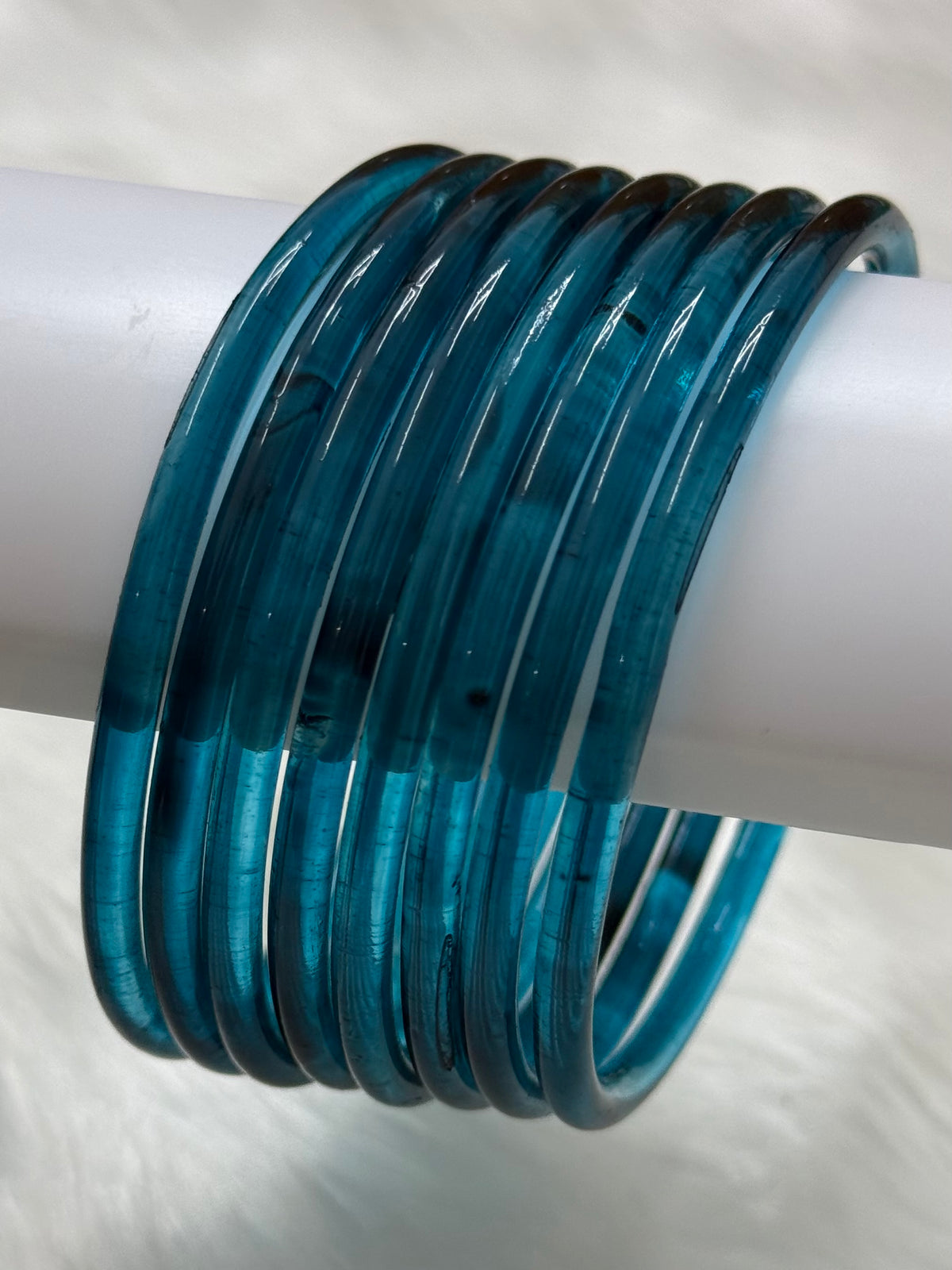 TRENDING JELLY GLASS BANGLES PACK OF 10