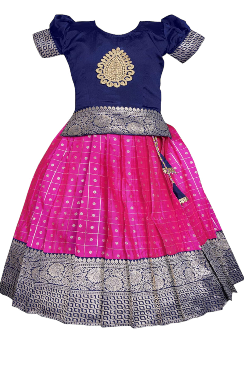 BABY GIRL'S PATTU PAVADAI/READYMADE LEHENGA CHOLI