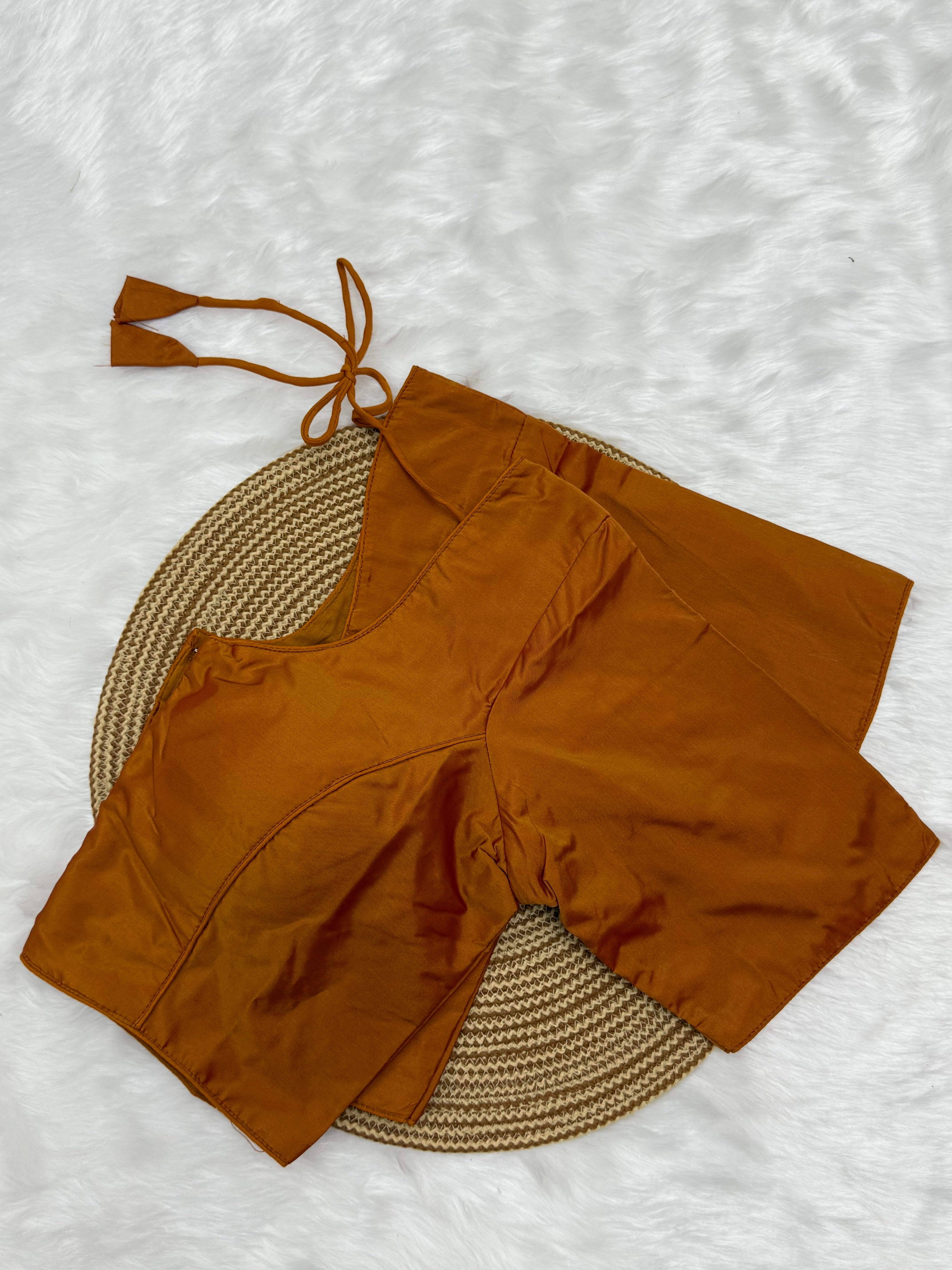 PLAIN READYMADE SAREE BLOUSE