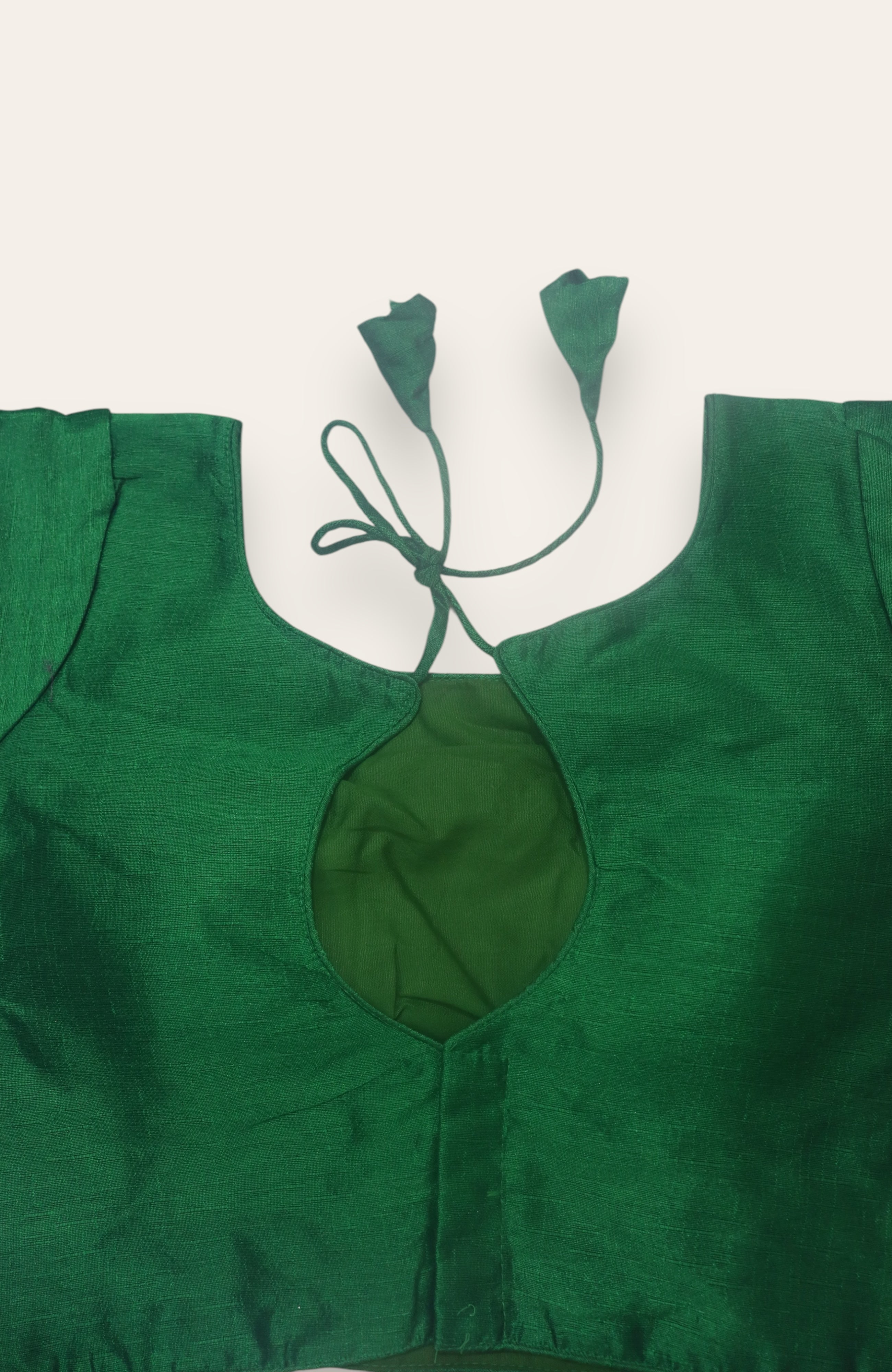 READYMADE SAREE BLOUSE - PARROT GREEN