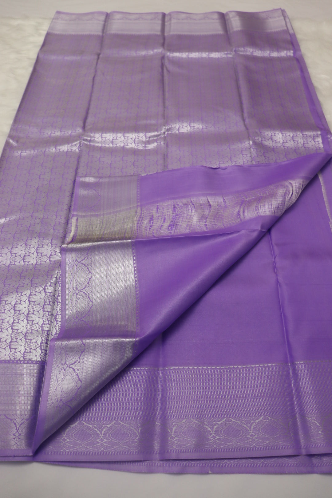 PREMIUM SEMI KANCHI SILK SAREE - LAVENDER