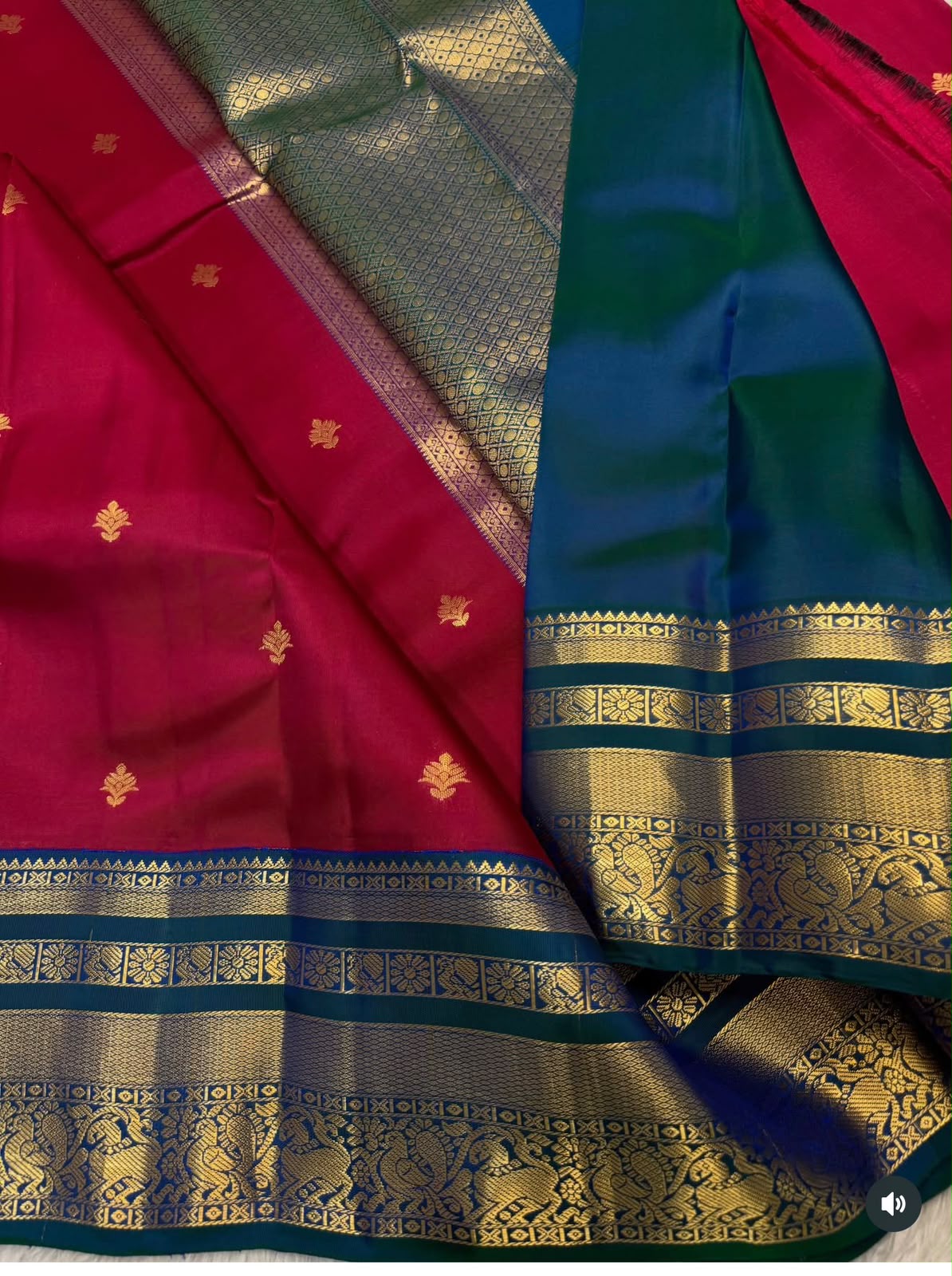 KANCHIPURAM PURE SILK SAREE | SILKMARK® CERTIFIED - MAGENTA