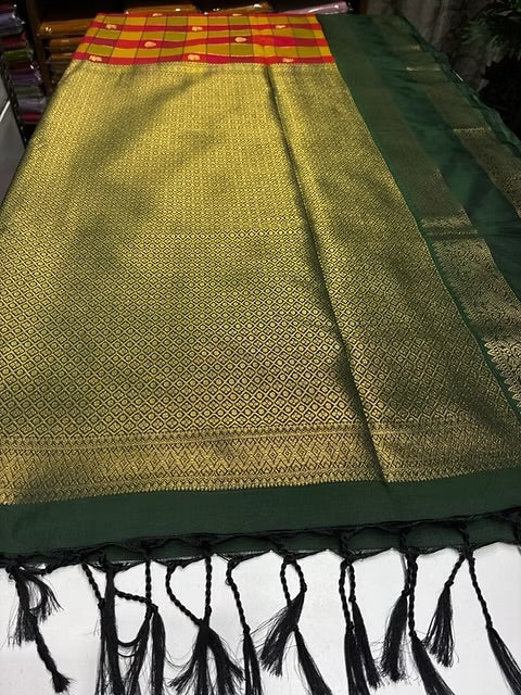 PREMIUM SUNSET HUES PAALUM PAZHAMUM SAREE