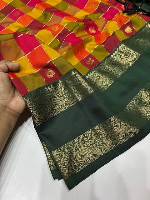 PREMIUM SUNSET HUES PAALUM PAZHAMUM SAREE