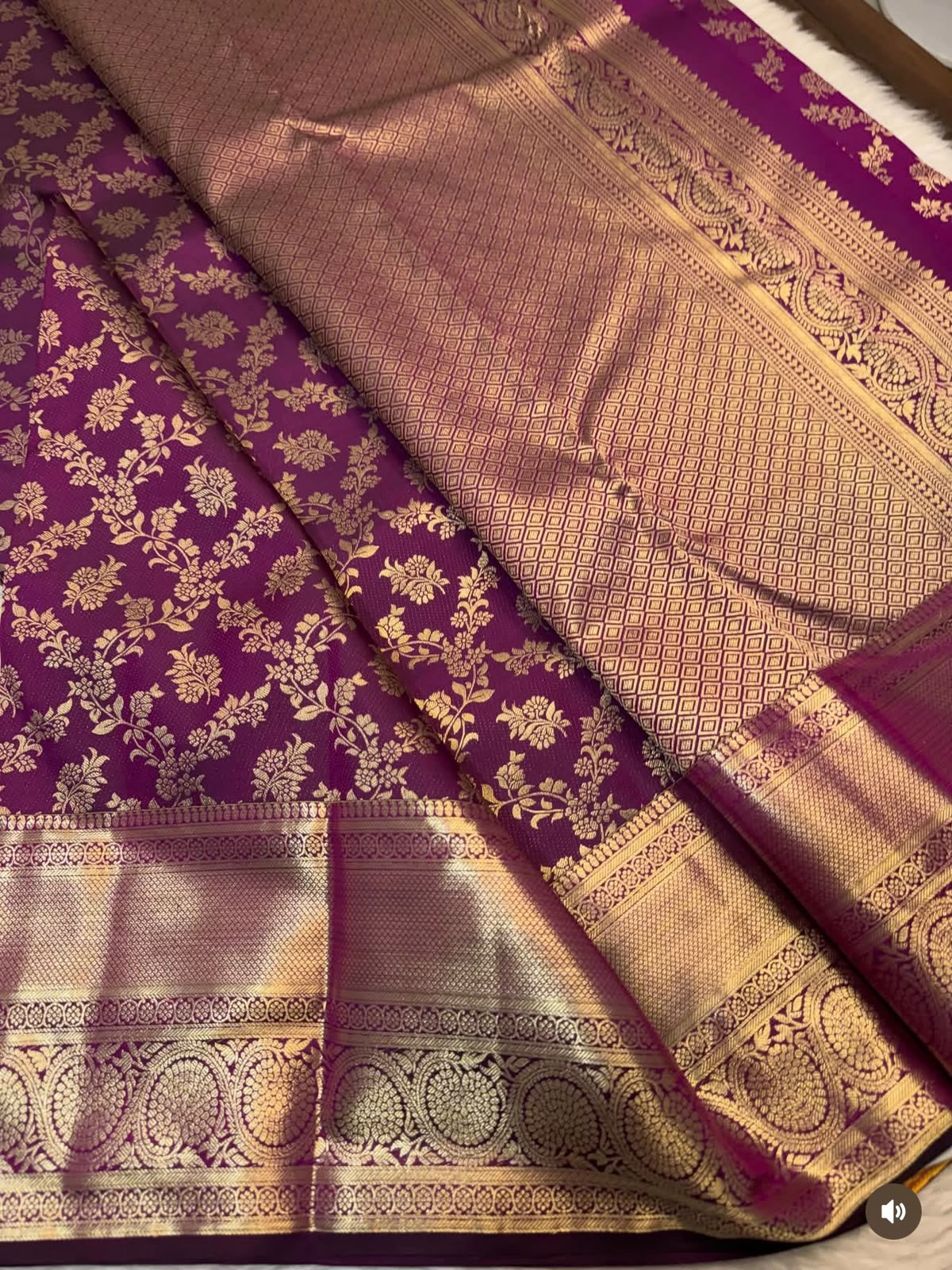 KANCHIPURAM PURE SILK SAREE | SILKMARK® CERTIFIED - JAVA PLUM