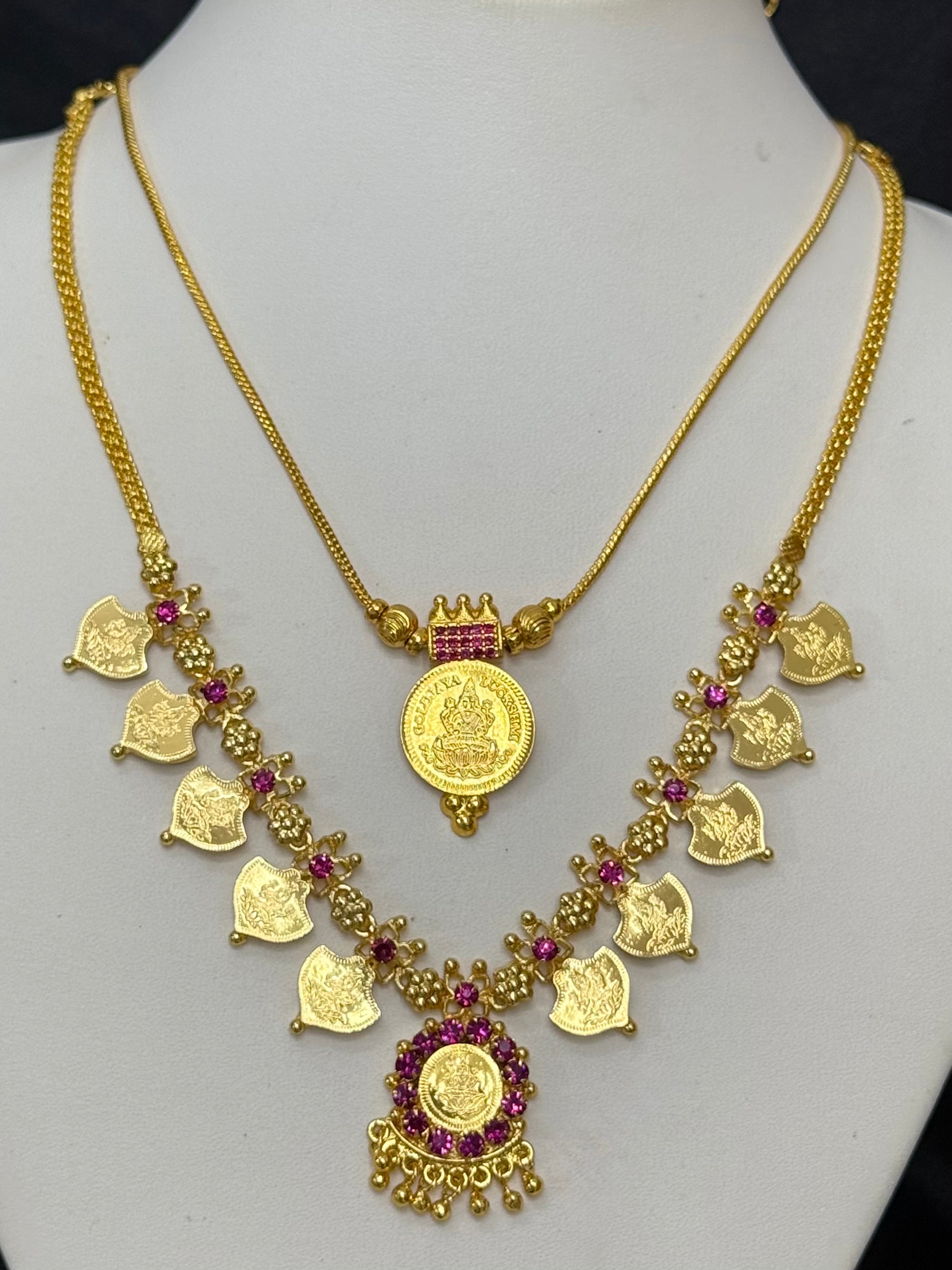 KERALA PALKI LAKSHMI COIN NECK SET COLLECTION
